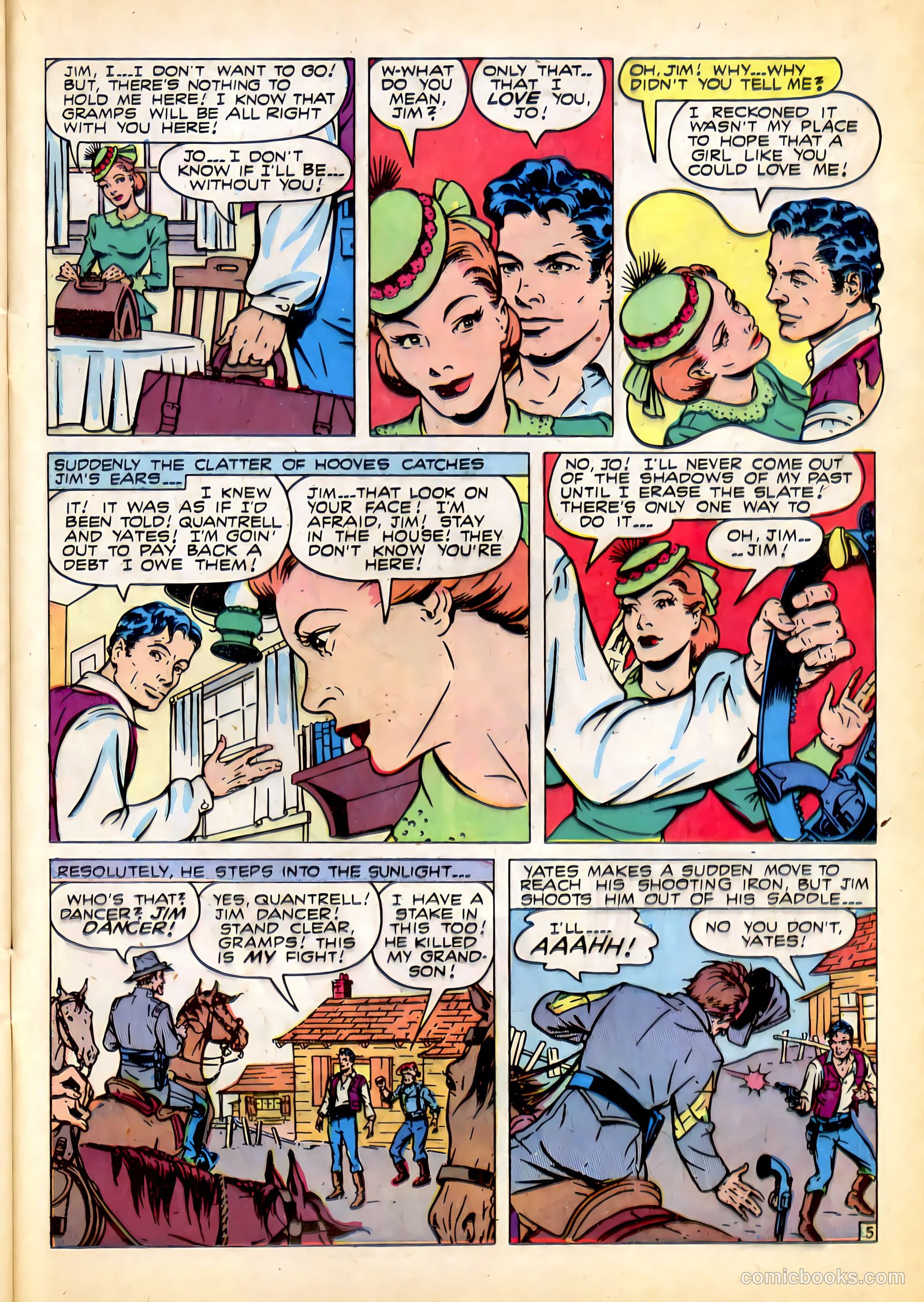 The Westerner Comics #27 (1950) — page 37 of 52