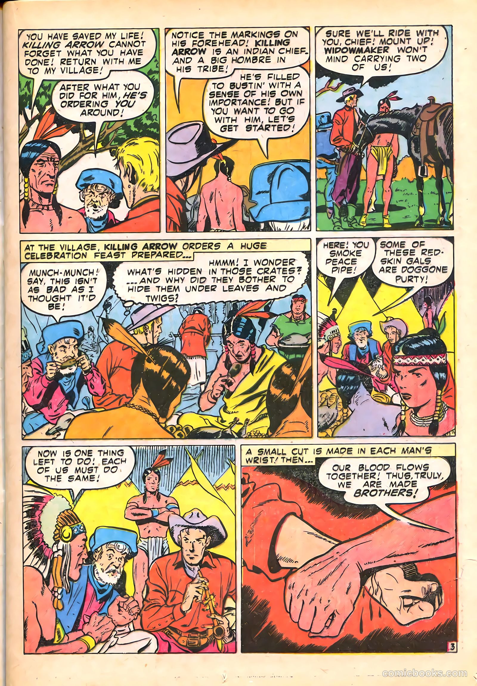 The Westerner Comics #28 (1950) — page 17 of 52