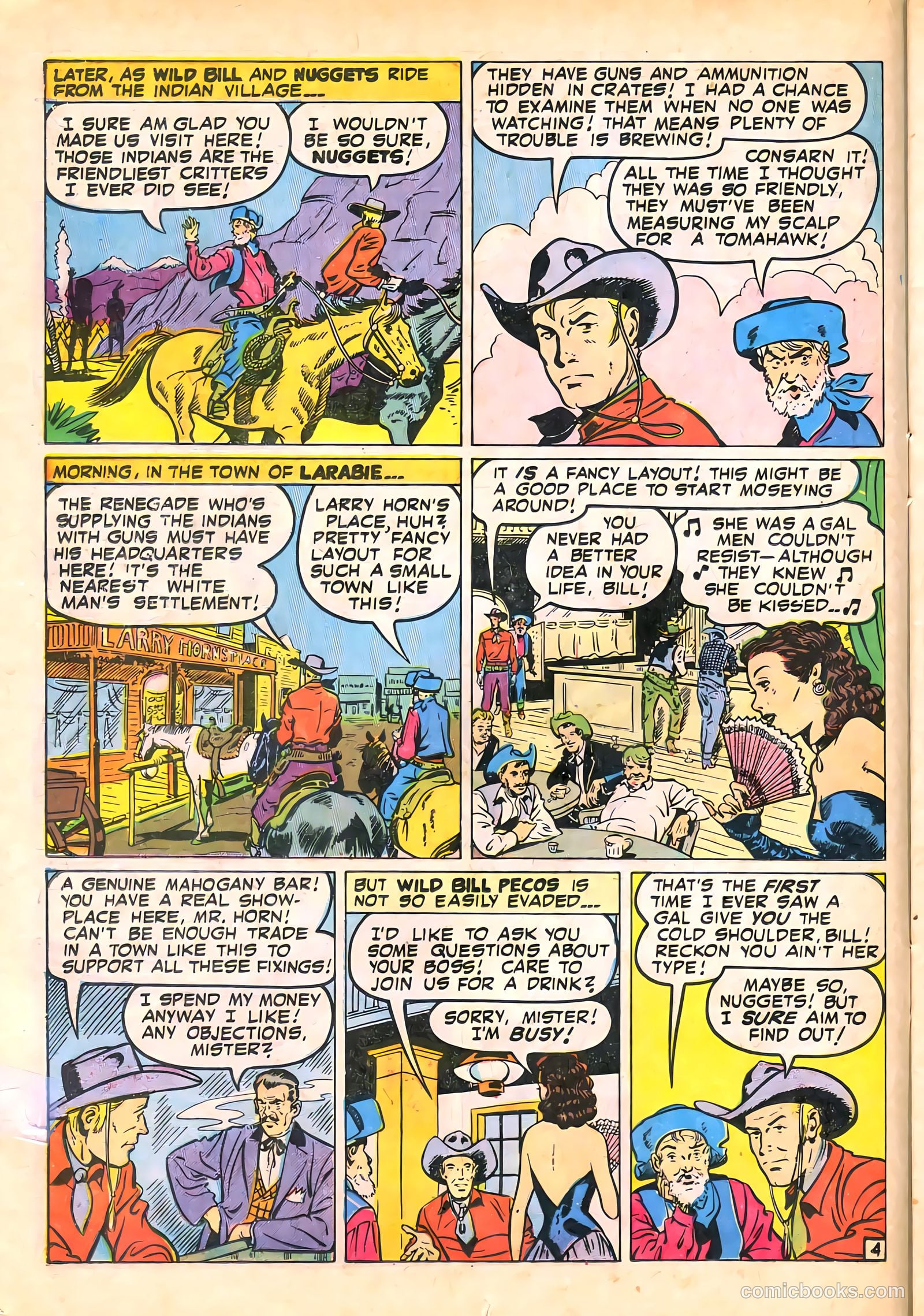 The Westerner Comics #28 (1950) — page 18 of 52