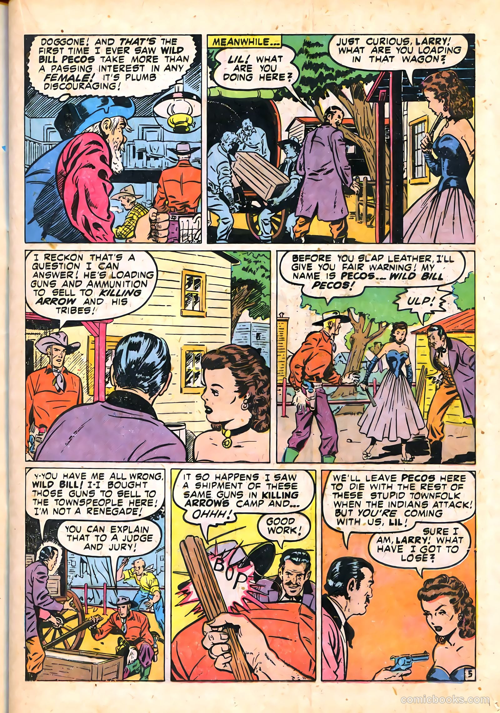 The Westerner Comics #28 (1950) — page 19 of 52