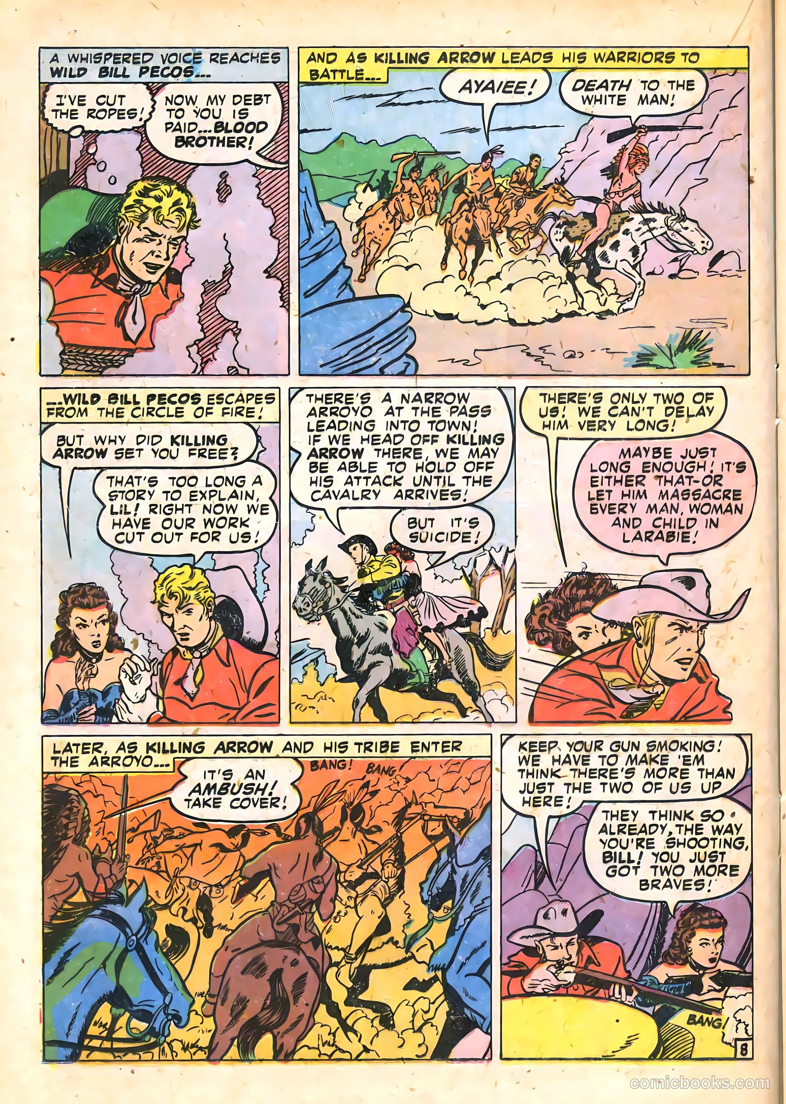 The Westerner Comics #28 (1950) — page 22 of 52