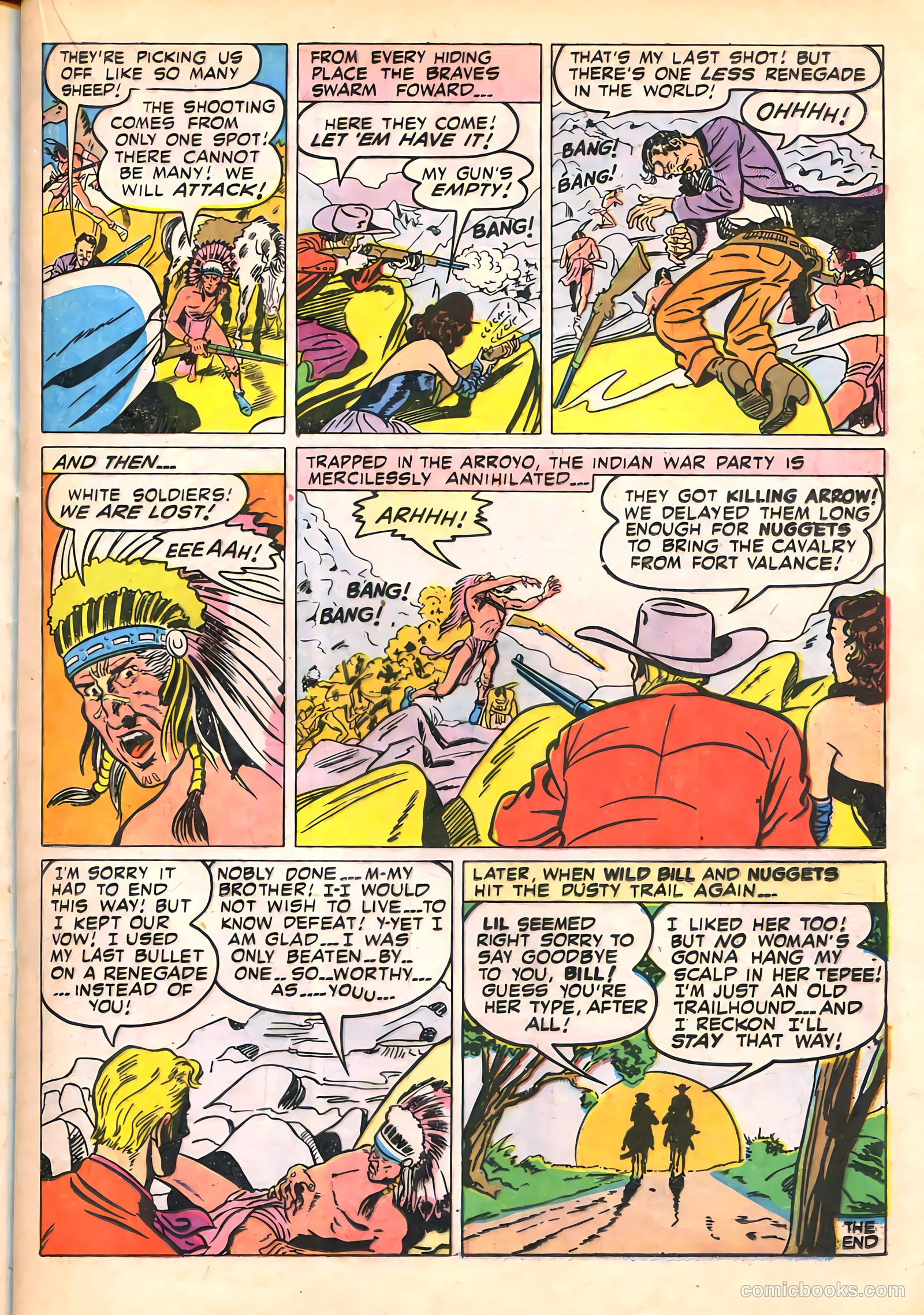 The Westerner Comics #28 (1950) — page 23 of 52