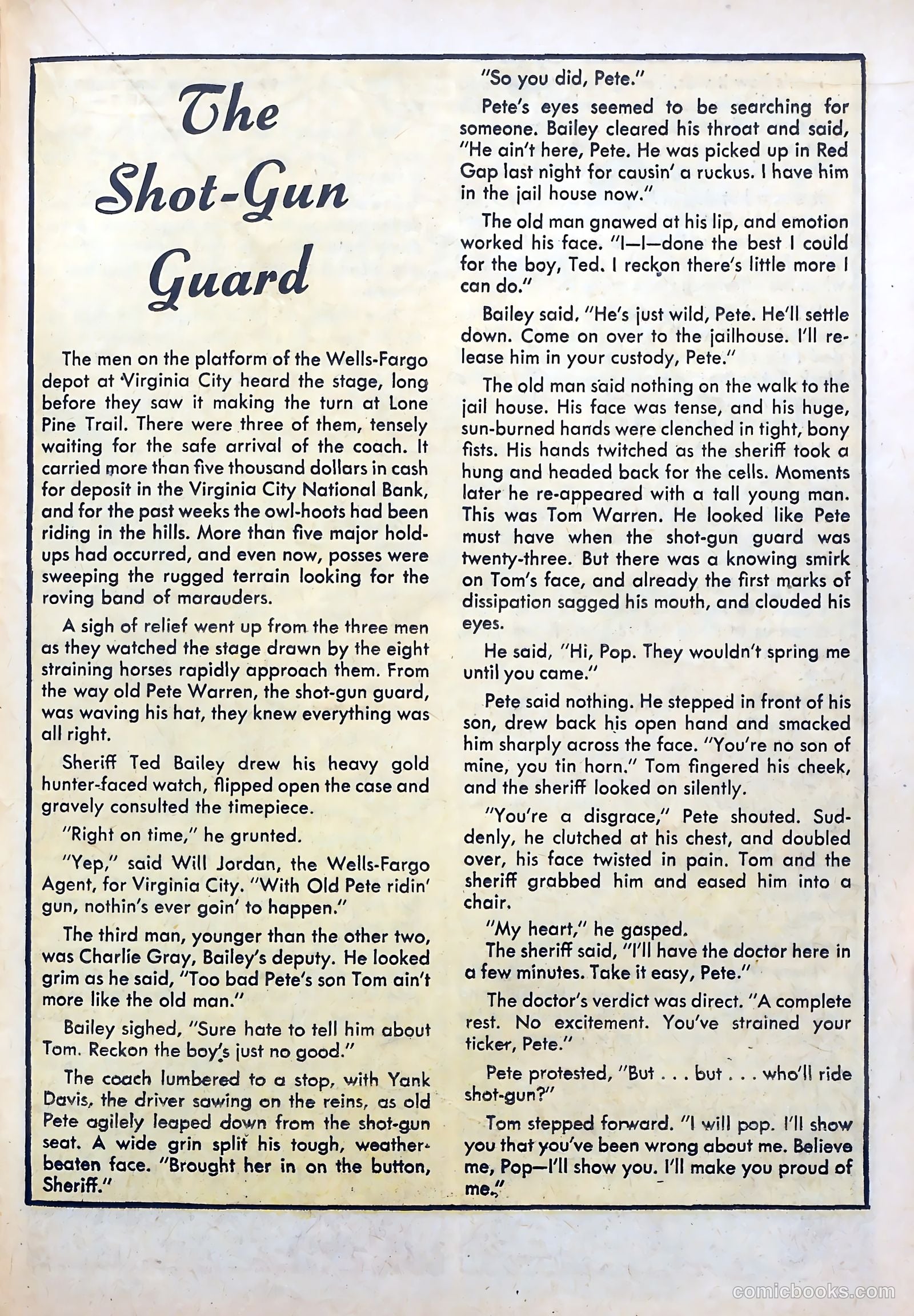 The Westerner Comics #29 (1950) — page 31 of 53