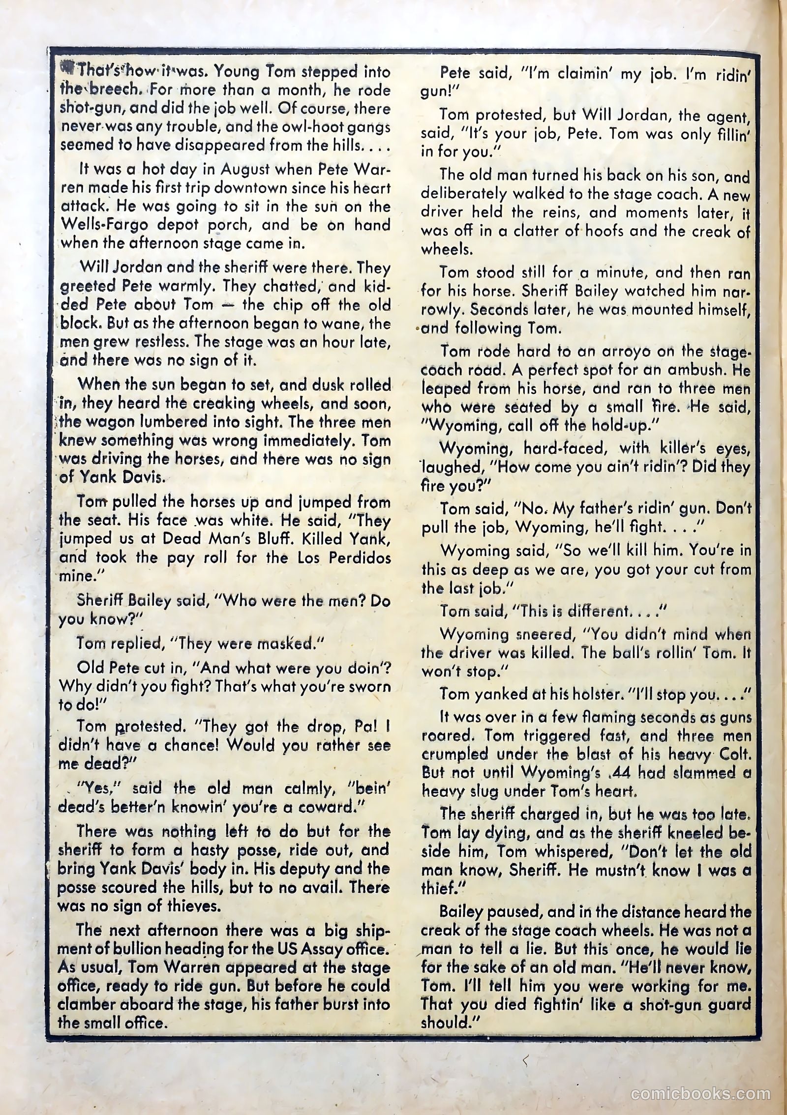 The Westerner Comics #29 (1950) — page 32 of 53