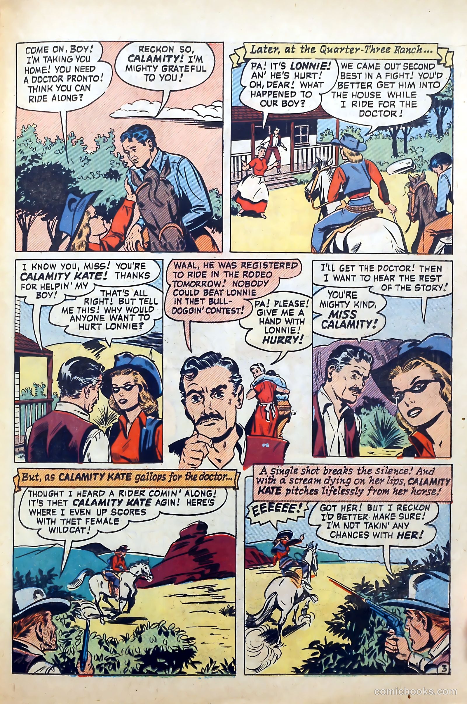 The Westerner Comics #29 (1950) — page 35 of 53