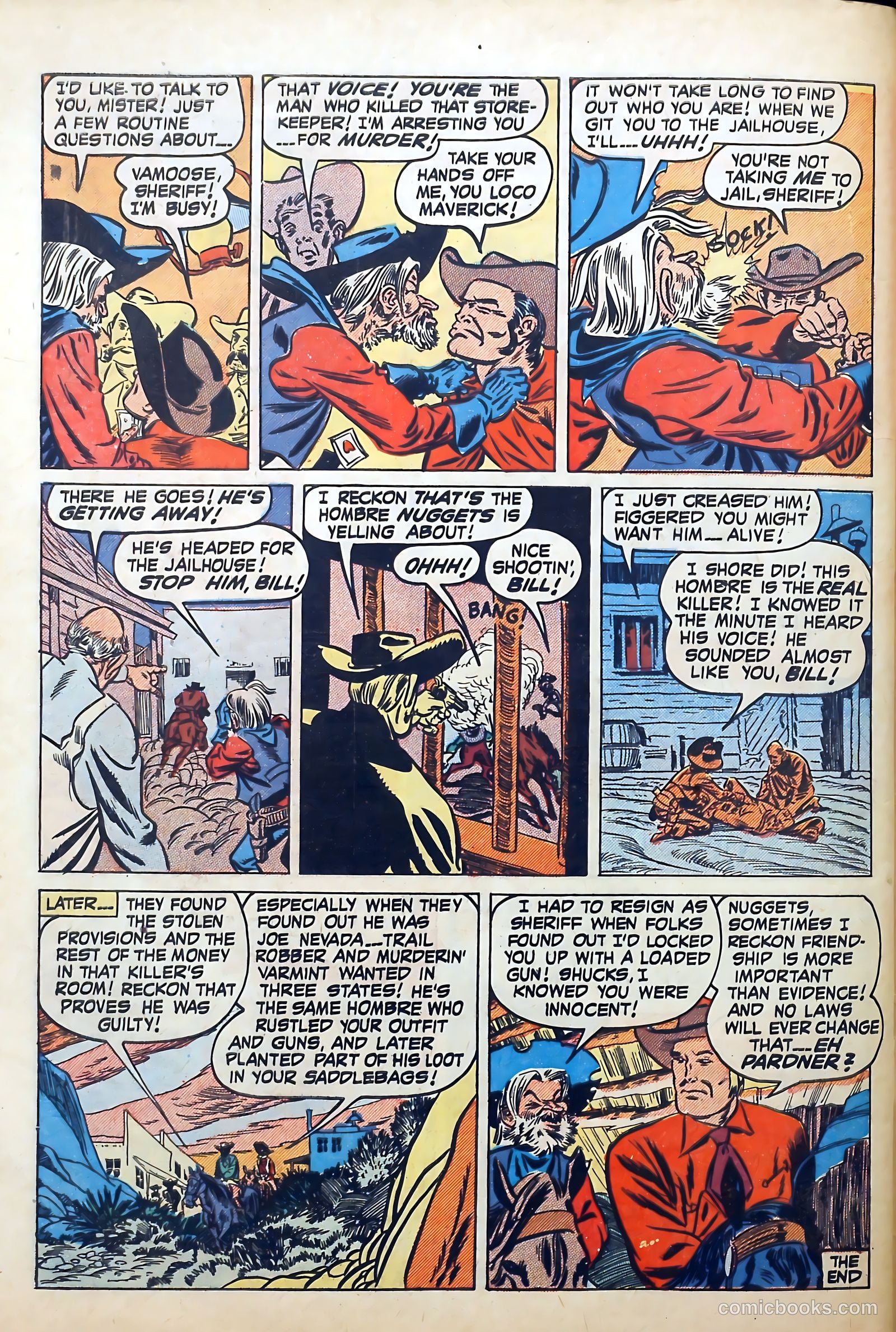 The Westerner Comics #29 (1950) — page 48 of 53