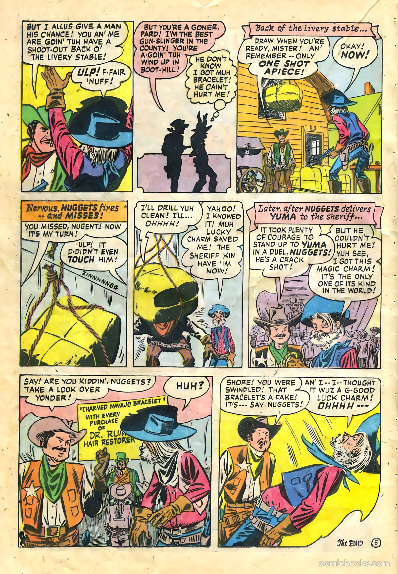The Westerner Comics #30 (1950) — page 27 of 52
