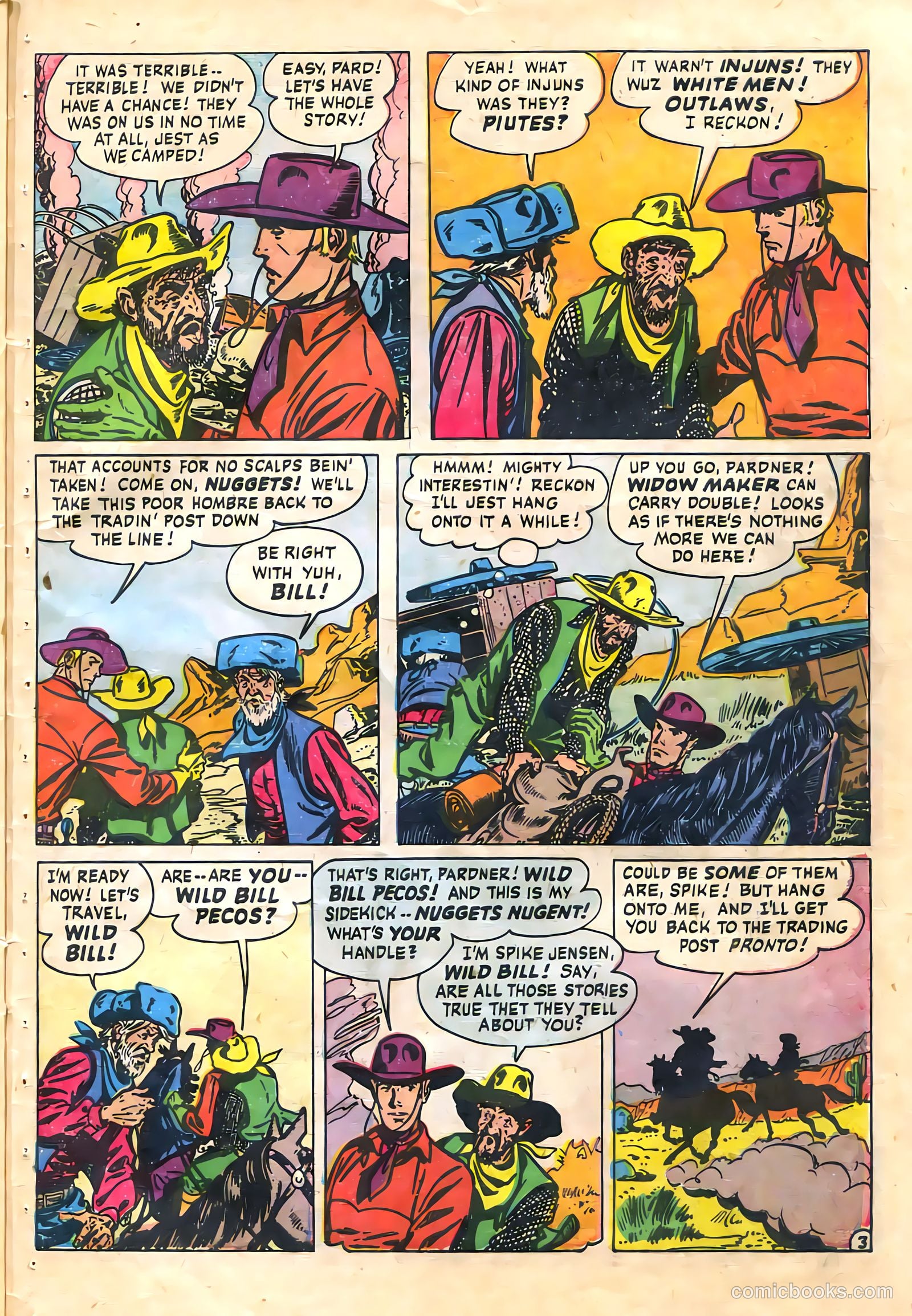 The Westerner Comics #30 (1950) — page 38 of 52