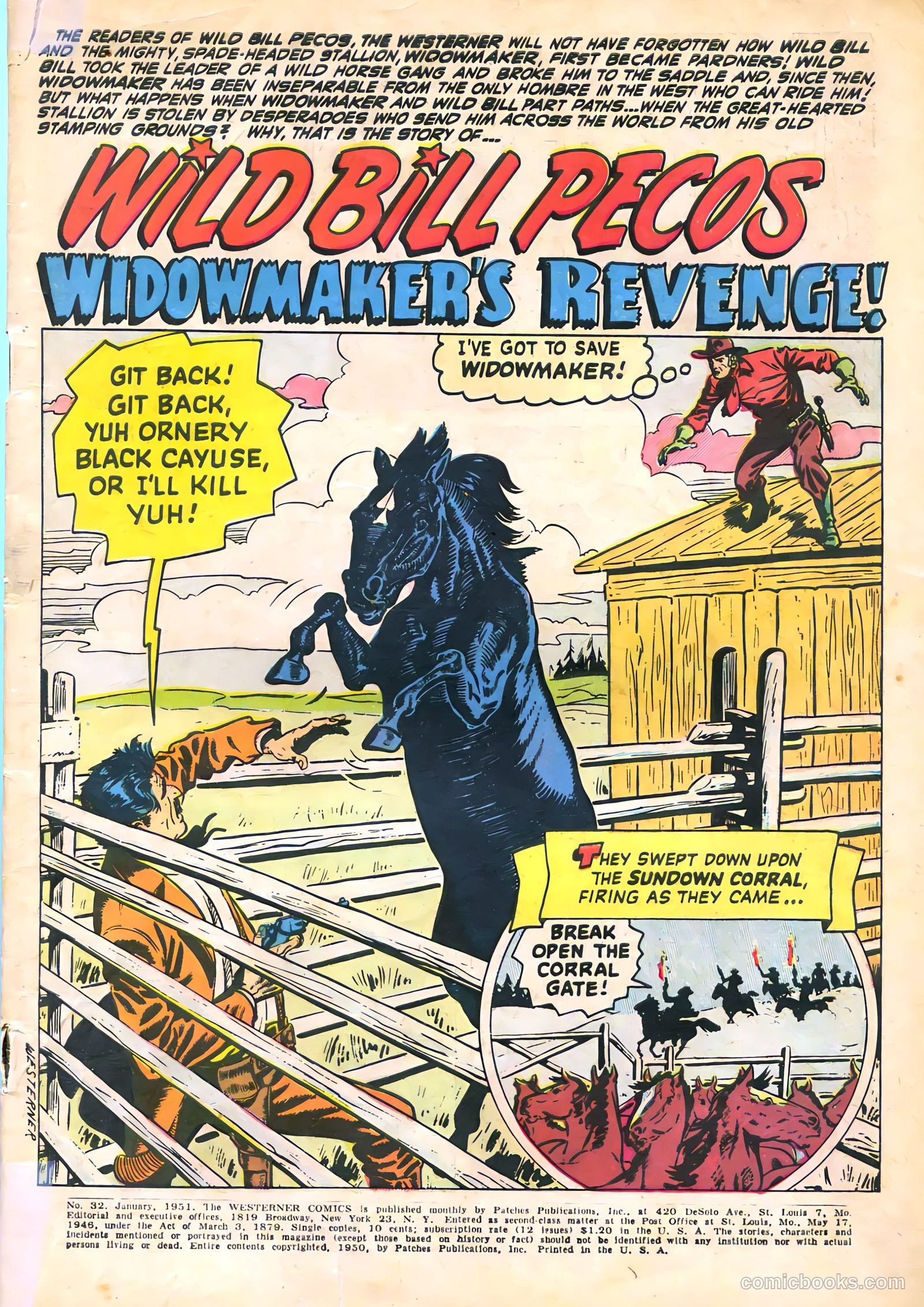The Westerner Comics #32 (1951) — page 3 of 52