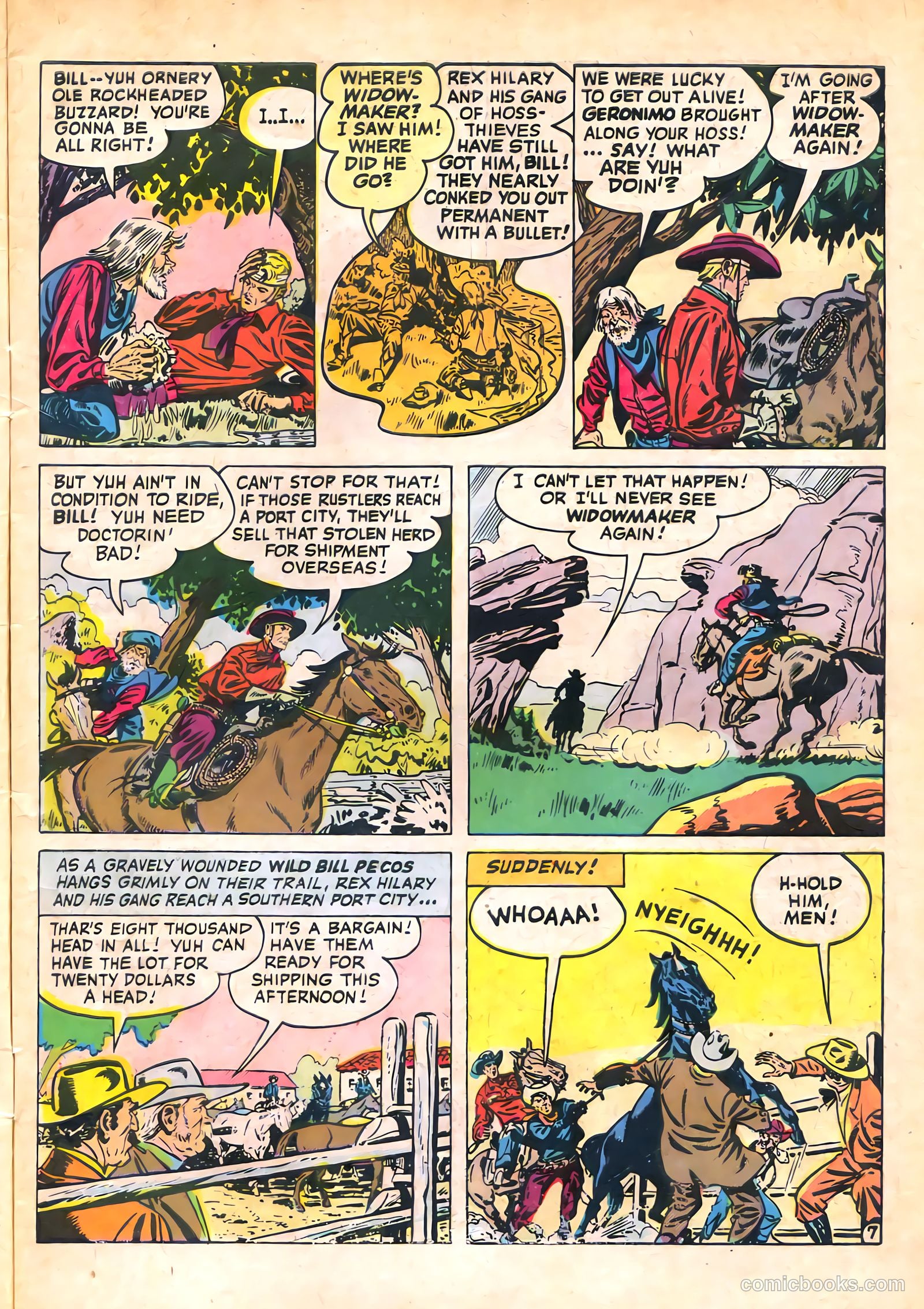 The Westerner Comics #32 (1951) — page 9 of 52