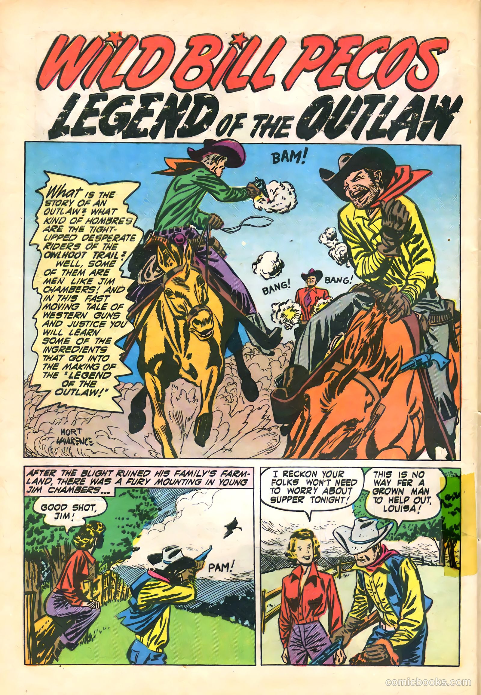 The Westerner Comics #32 (1951) — page 40 of 52