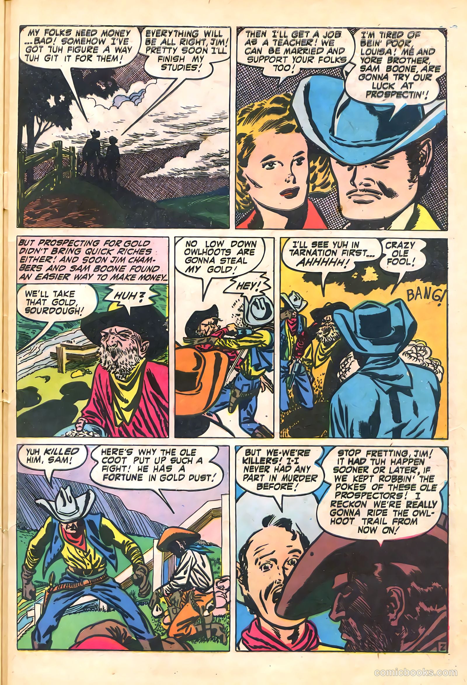 The Westerner Comics #32 (1951) — page 41 of 52