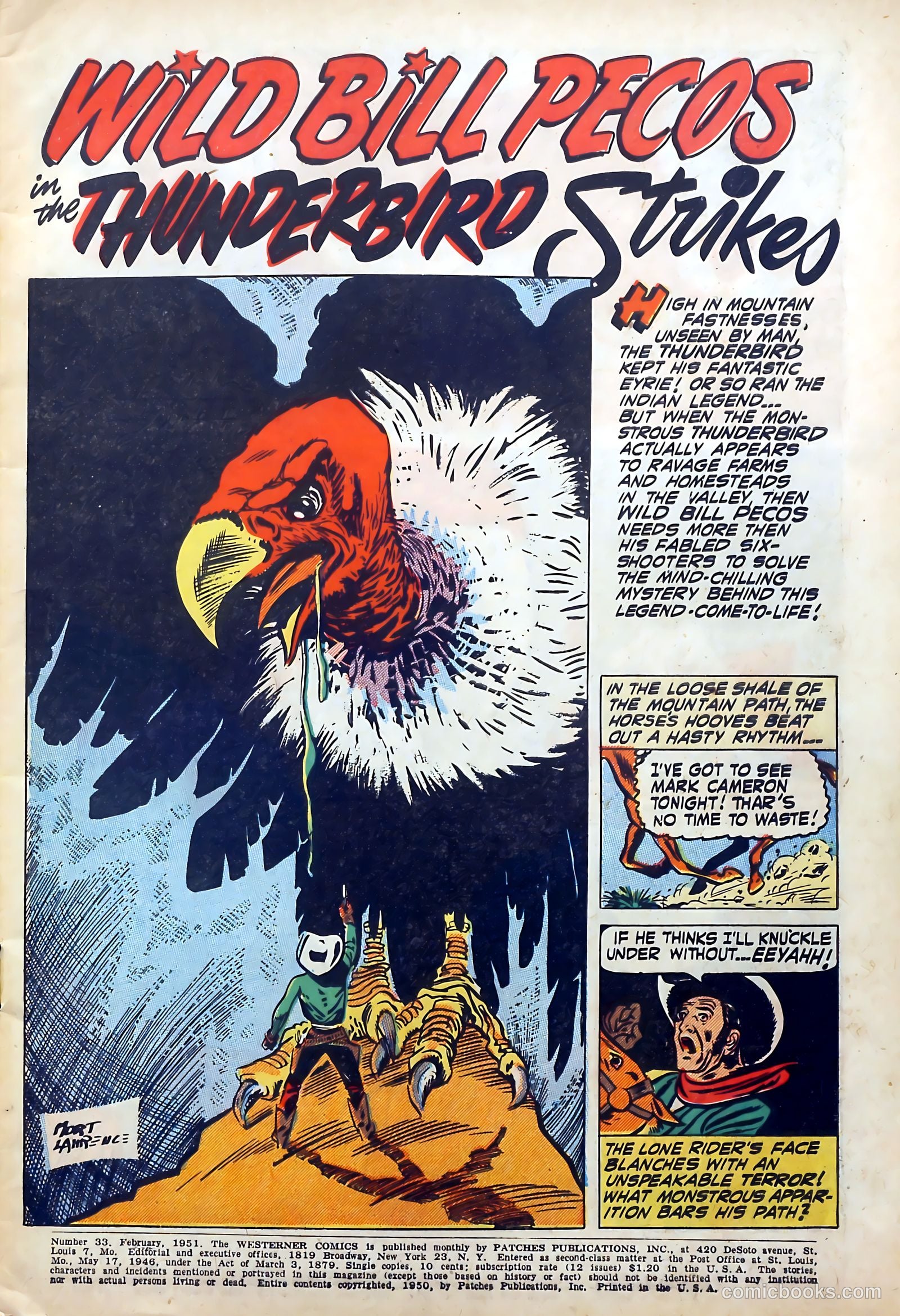 The Westerner Comics #33 (1951) — page 3 of 52