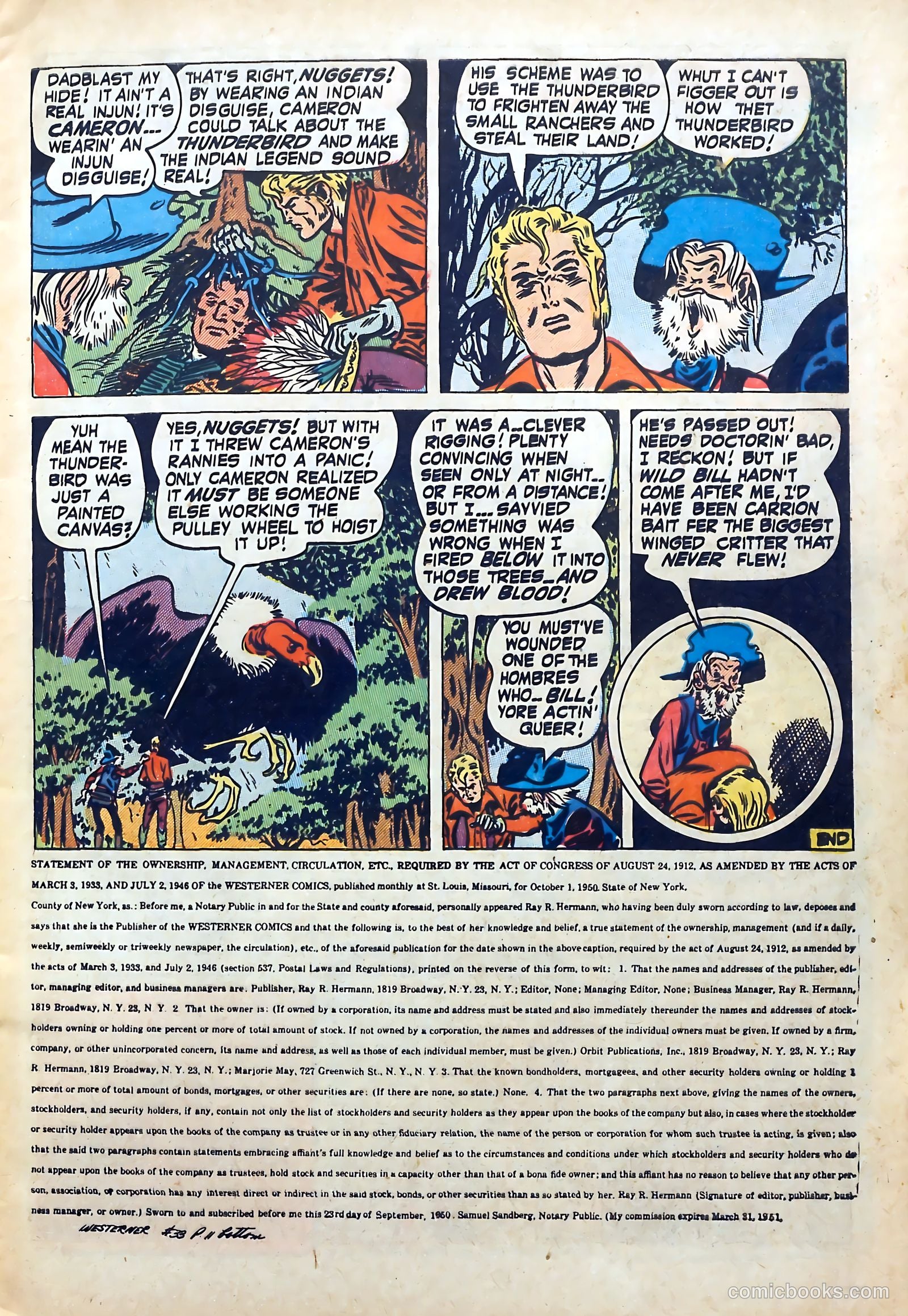 The Westerner Comics #33 (1951) — page 13 of 52