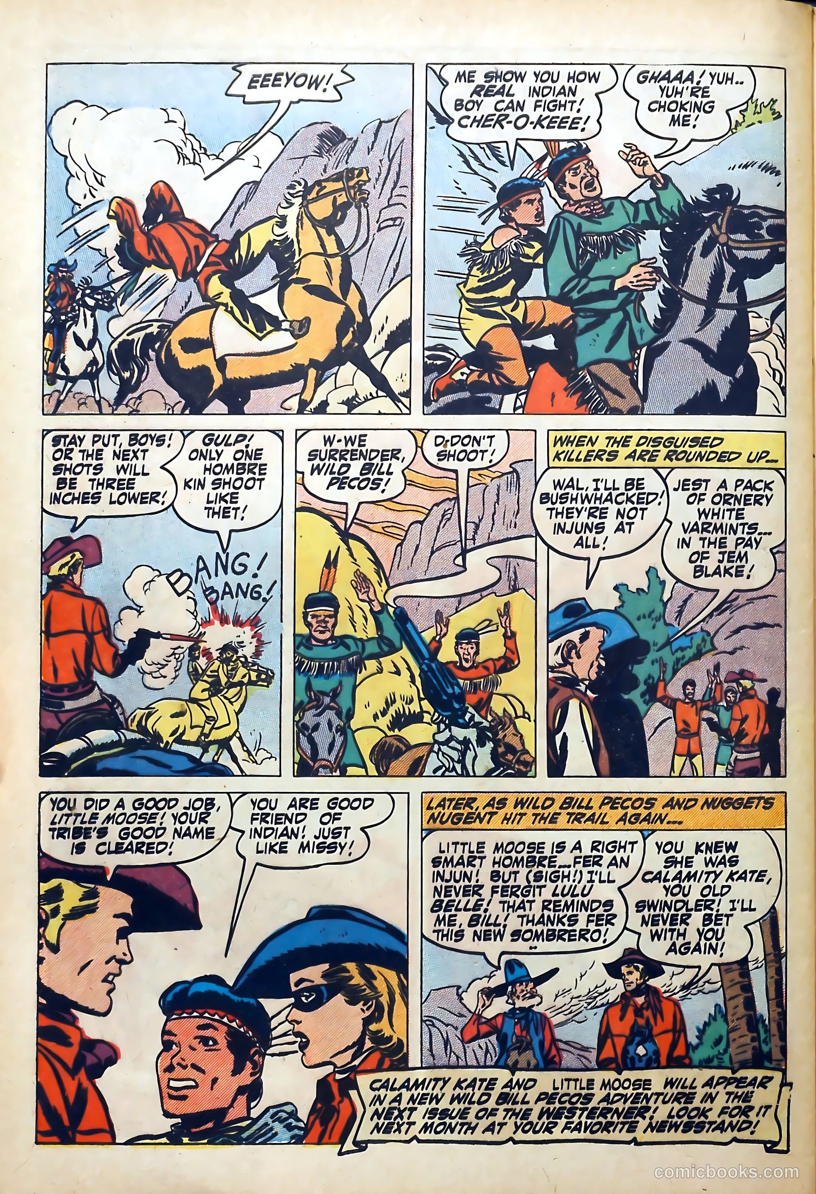 The Westerner Comics #33 (1951) — page 40 of 52