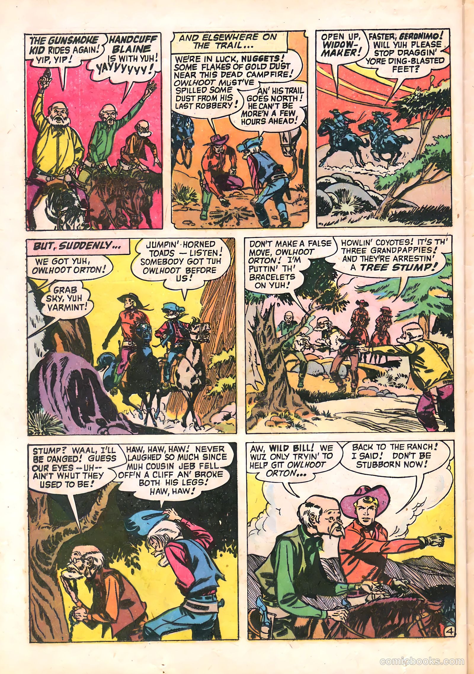 The Westerner Comics #34 (1951) — page 36 of 52