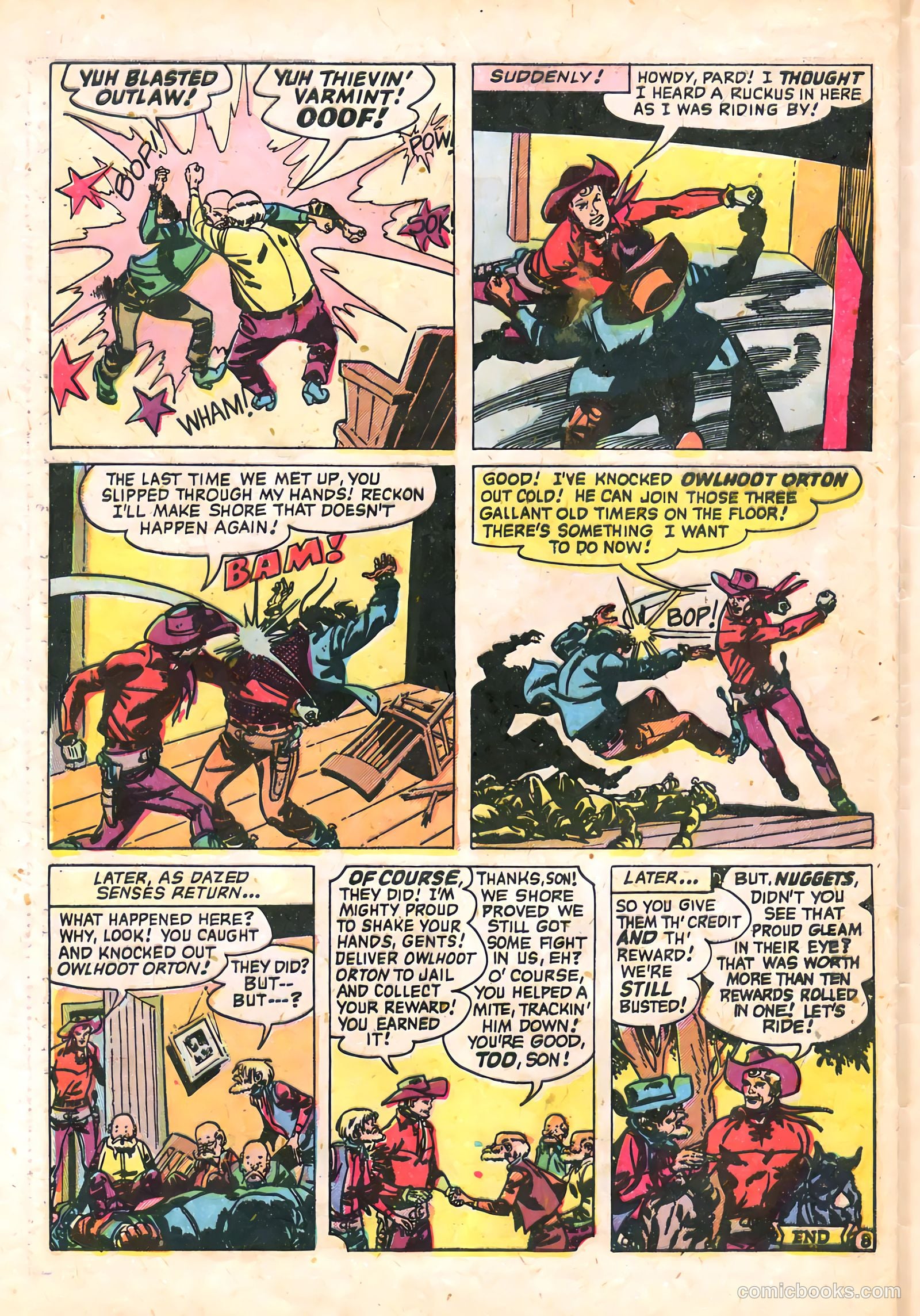 The Westerner Comics #34 (1951) — page 40 of 52