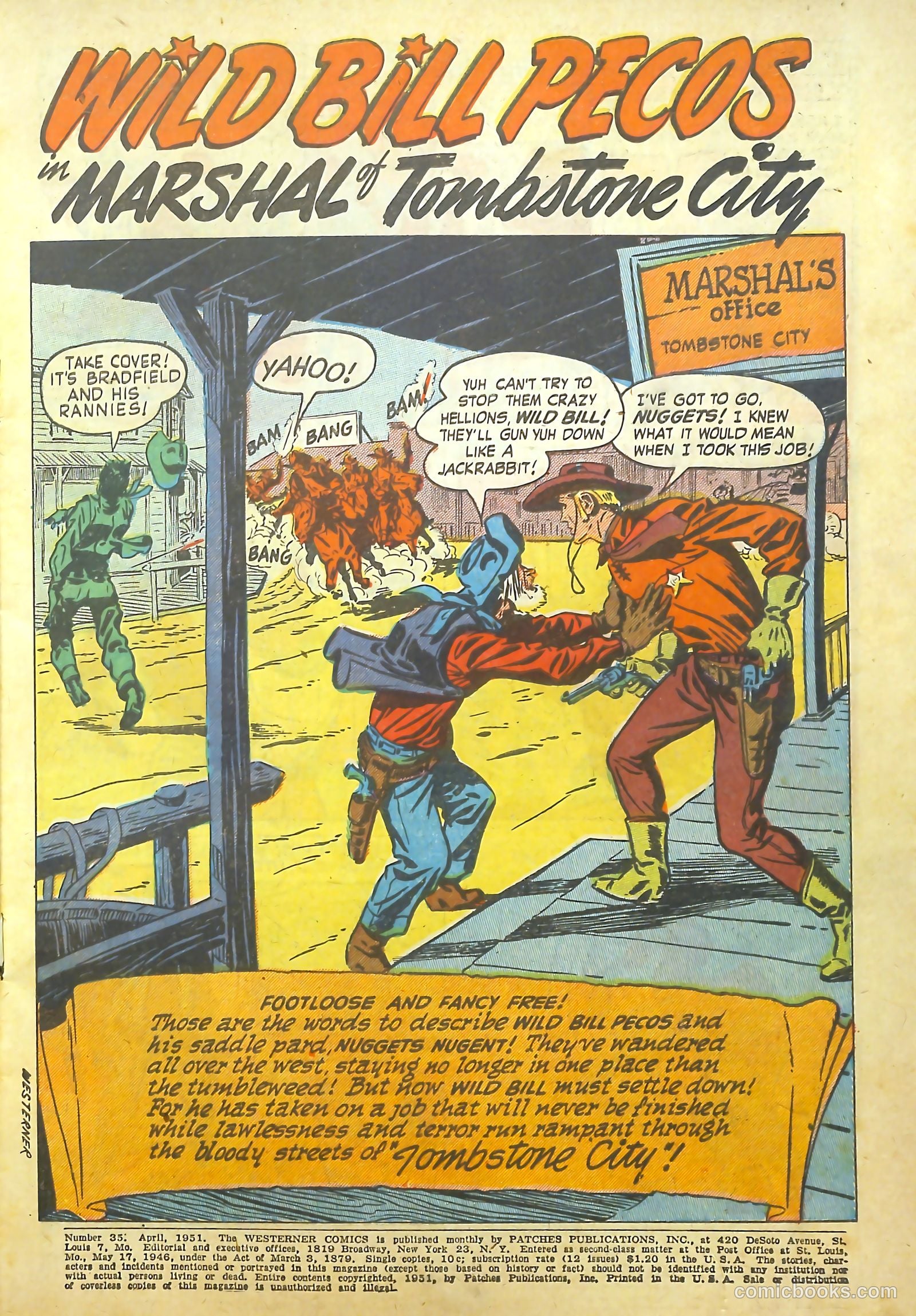 The Westerner Comics #35 (1951) — page 3 of 52