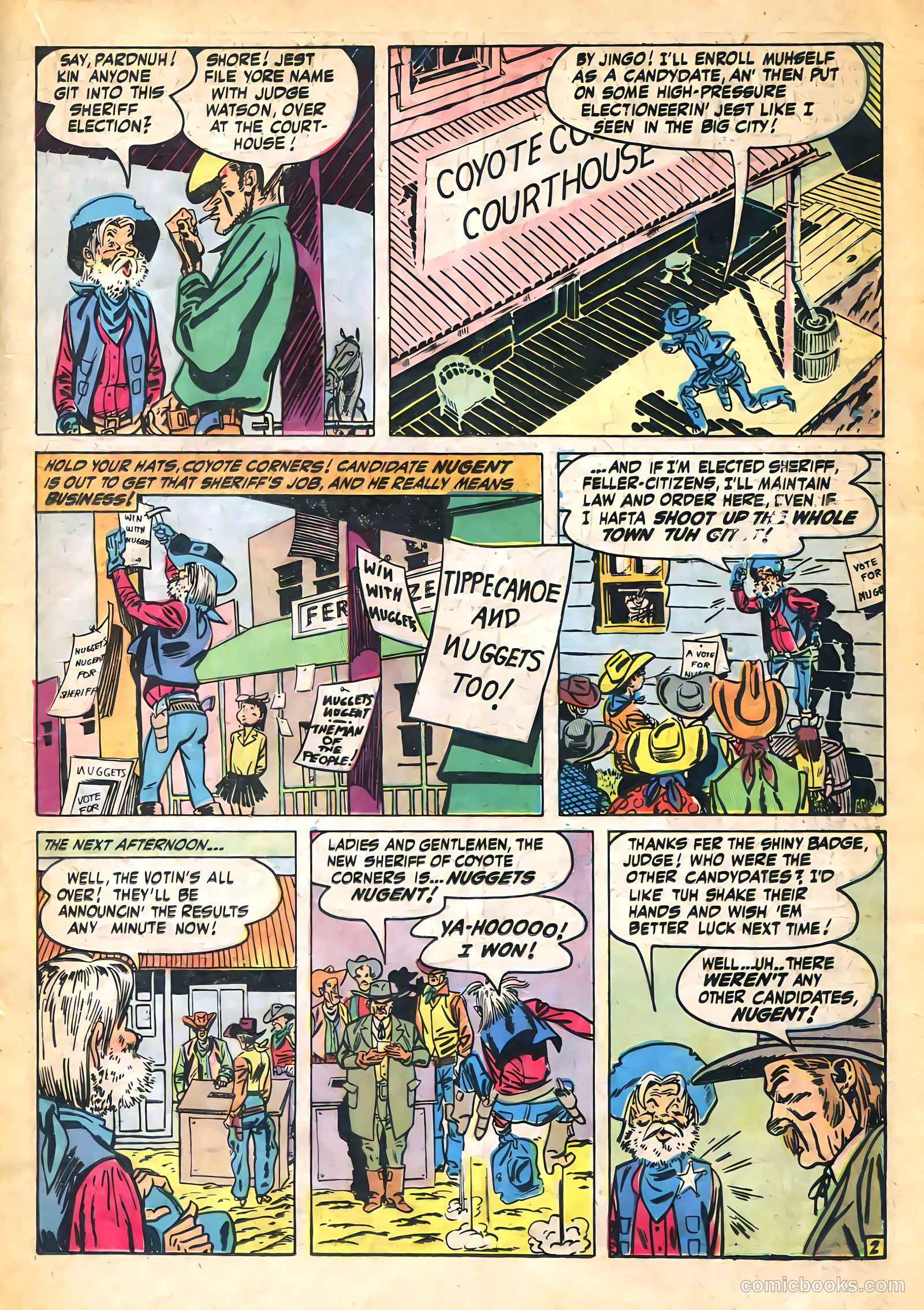 The Westerner Comics #36 (1951) — page 27 of 52