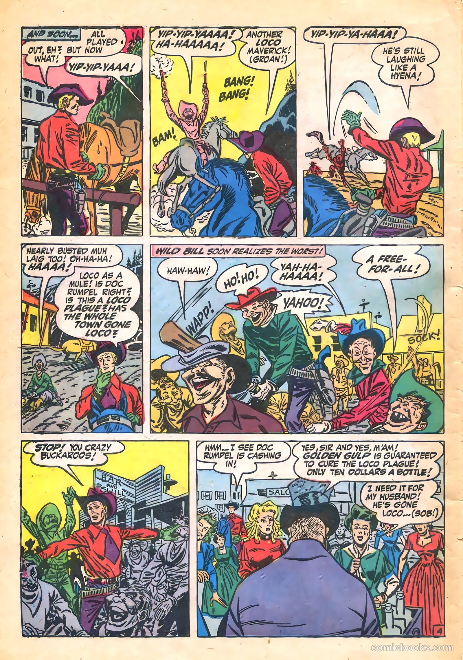 The Westerner Comics #36 (1951) — page 46 of 52