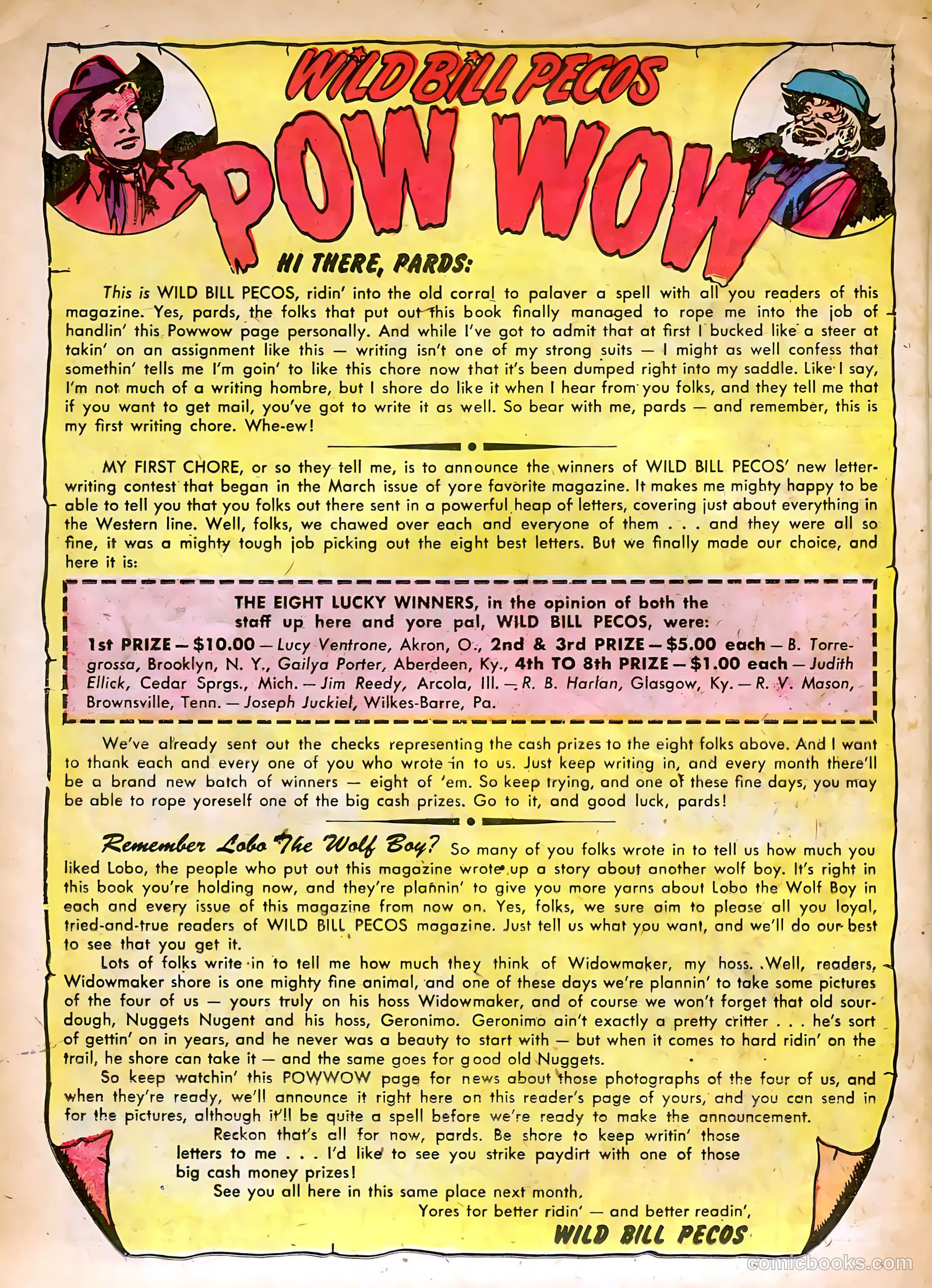 The Westerner Comics #37 (1951) — page 22 of 36