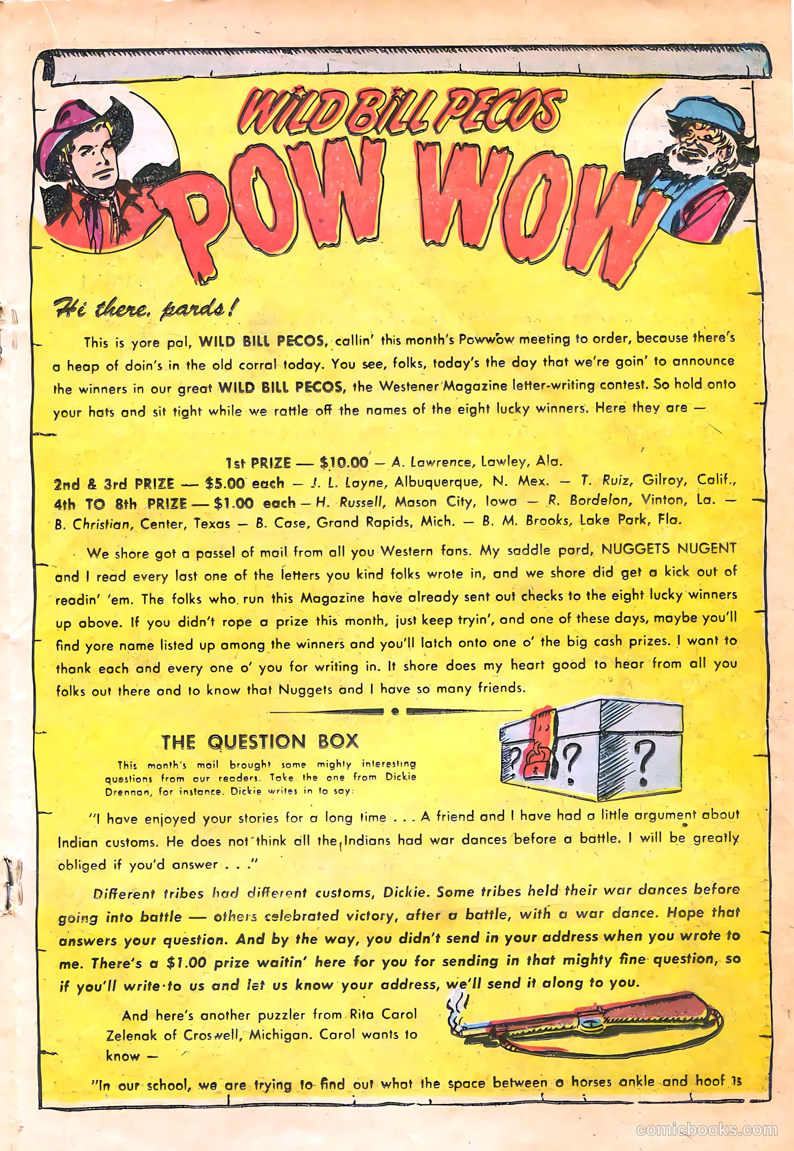 The Westerner Comics #38 (1951) — page 19 of 36