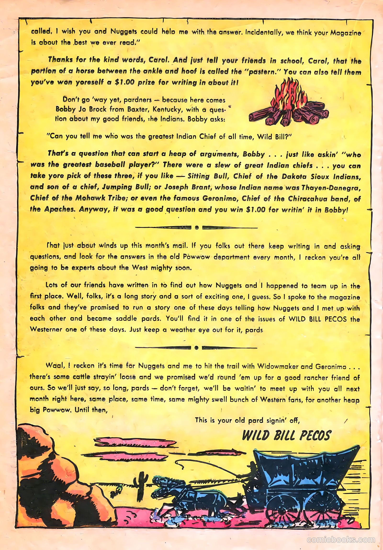 The Westerner Comics #38 (1951) — page 20 of 36