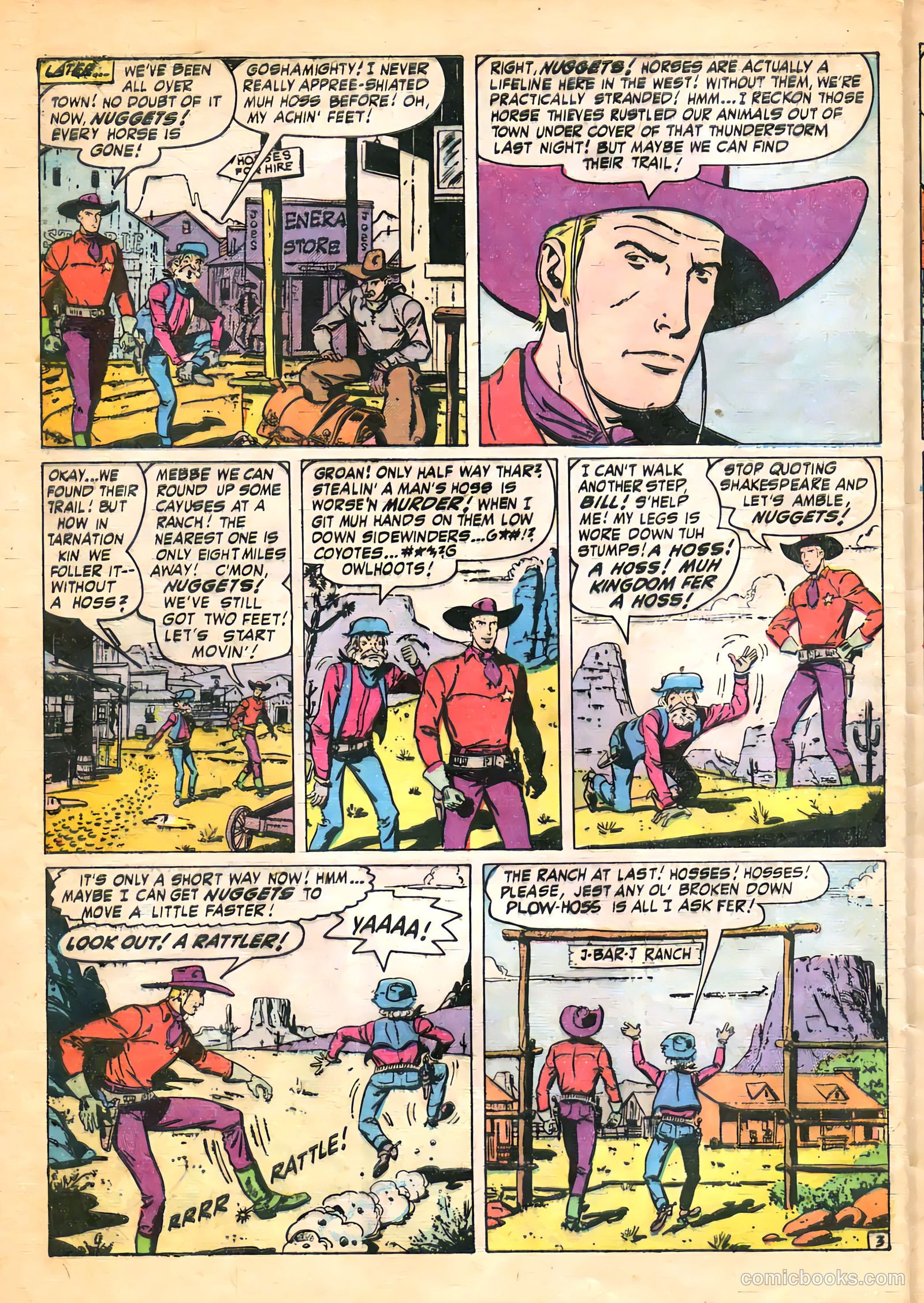 The Westerner Comics #38 (1951) — page 28 of 36