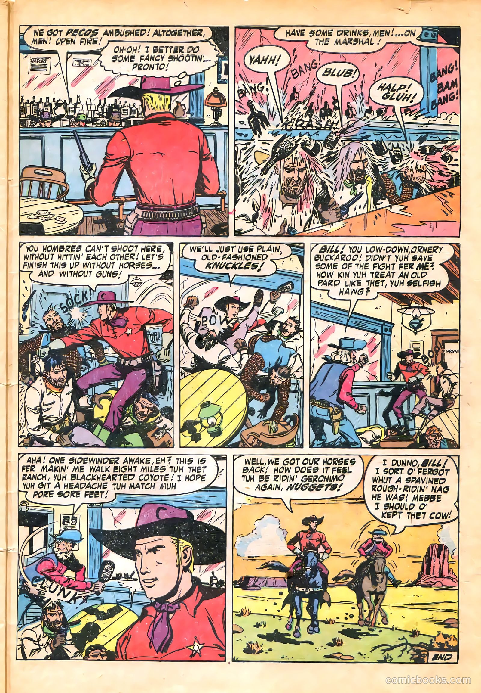 The Westerner Comics #38 (1951) — page 33 of 36