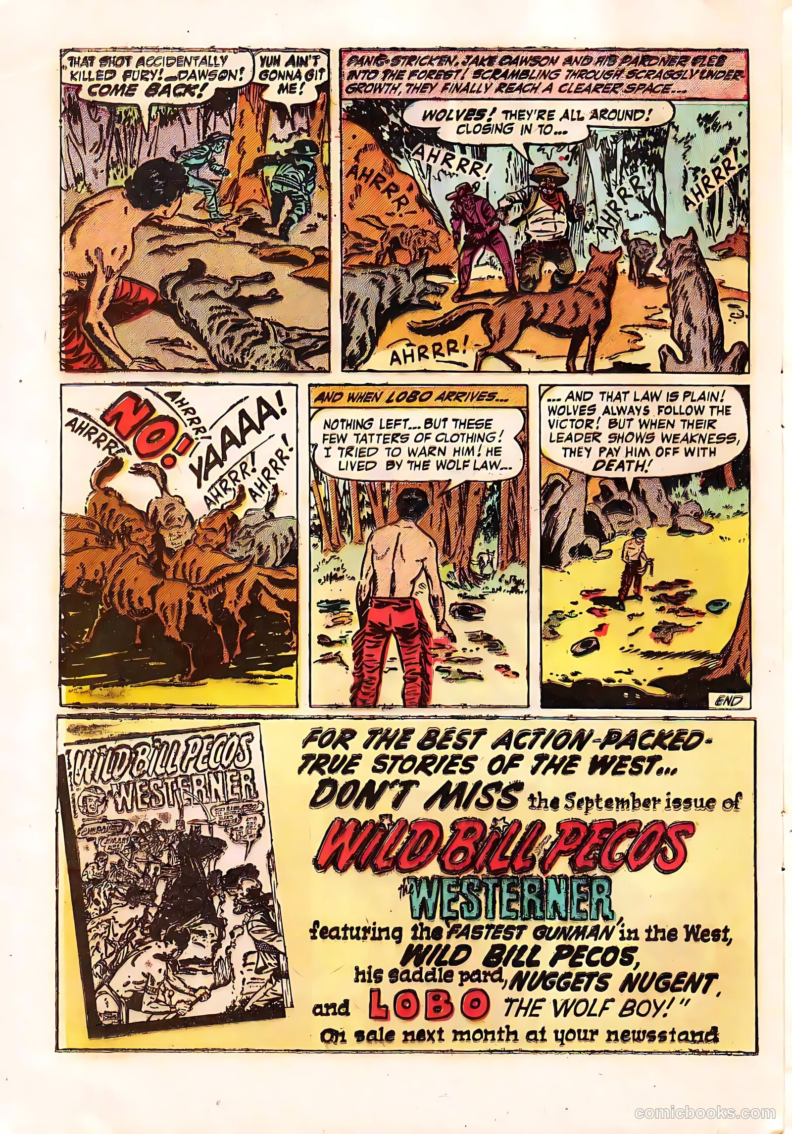 The Westerner Comics #39 (1951) — page 22 of 36