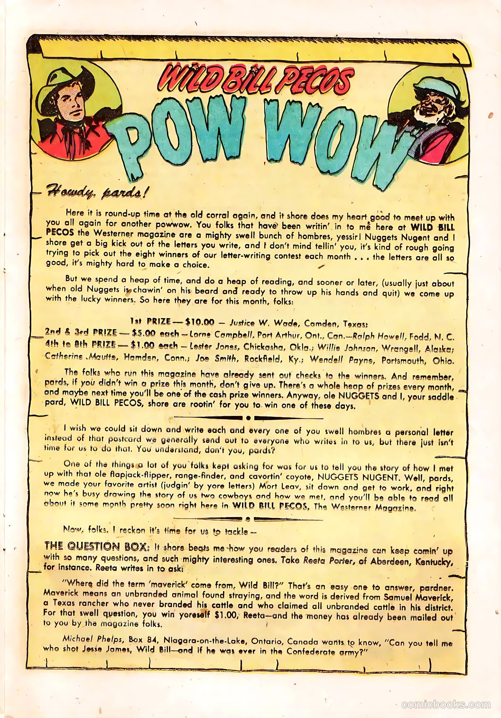 The Westerner Comics #39 (1951) — page 23 of 36