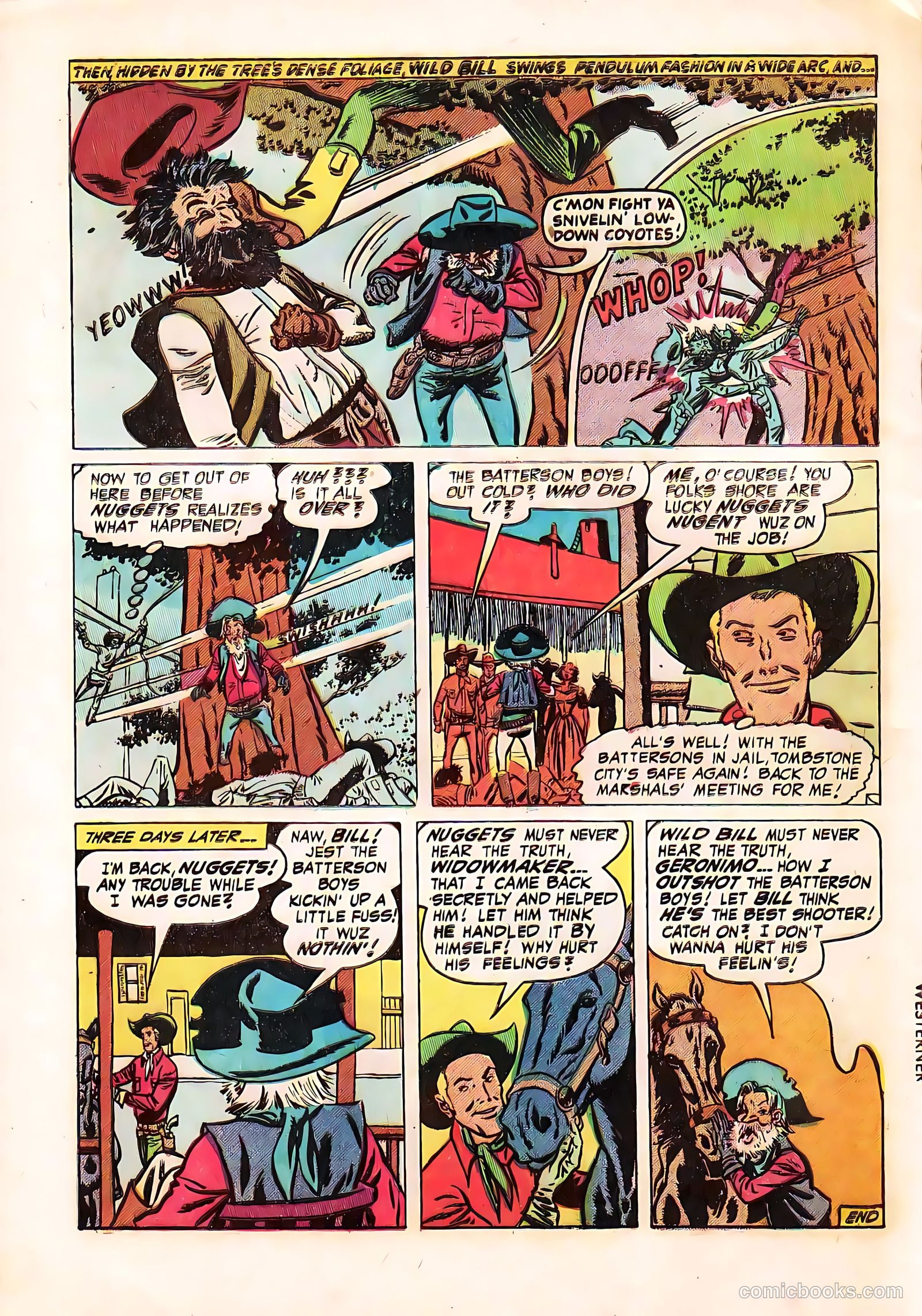 The Westerner Comics #39 (1951) — page 34 of 36