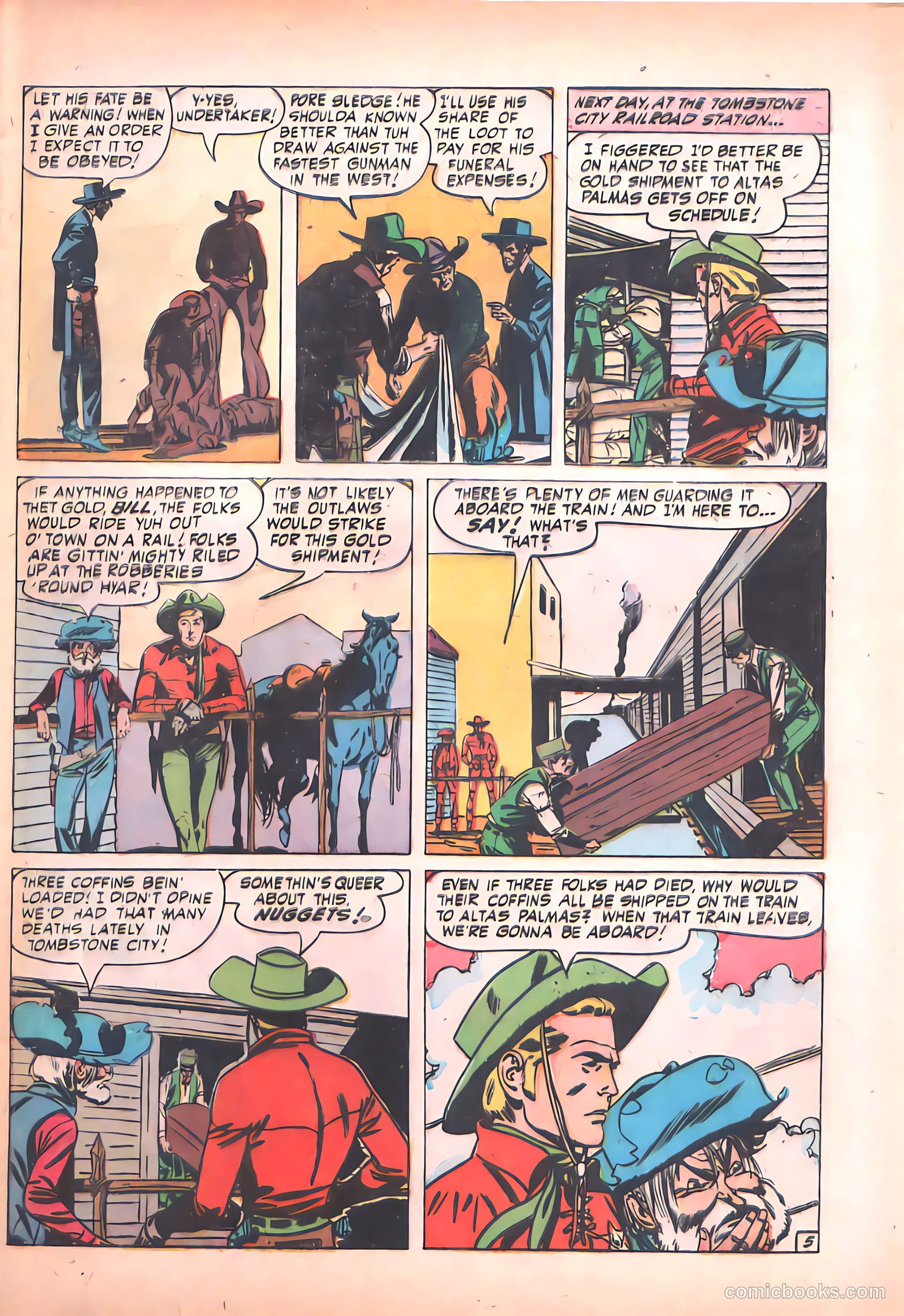 The Westerner Comics #40 (1951) — page 7 of 37