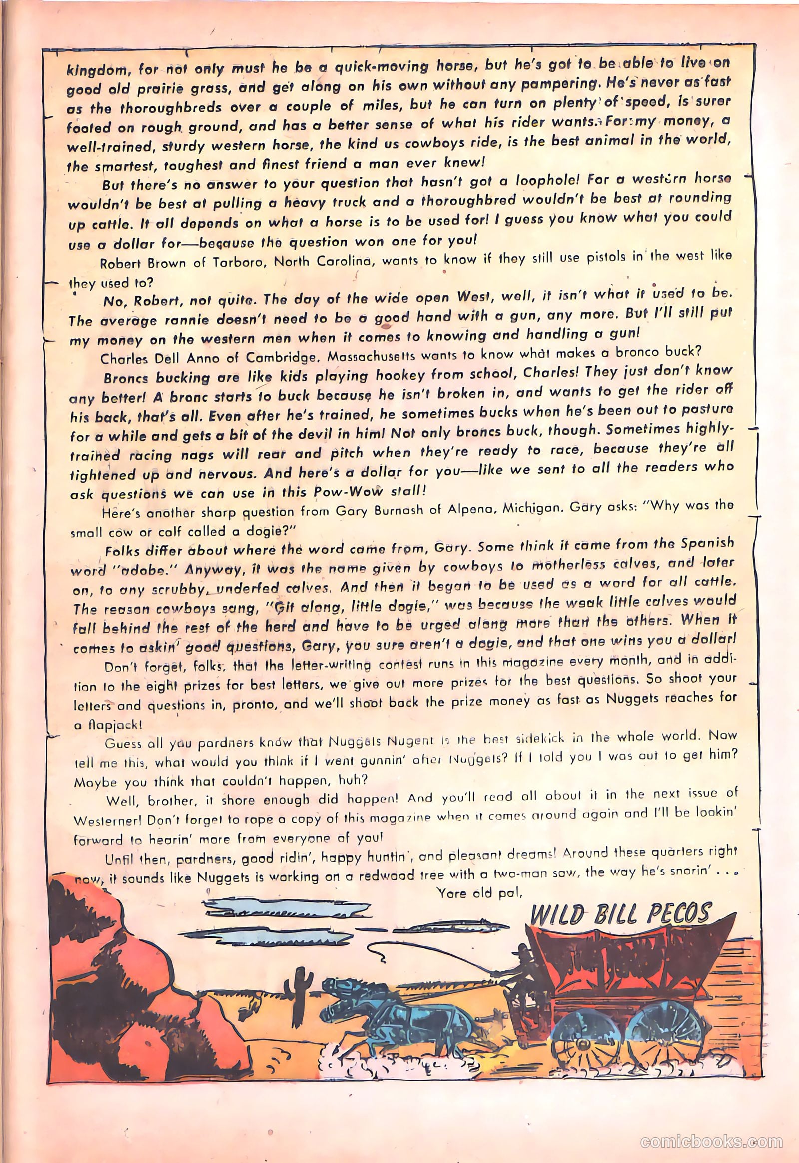The Westerner Comics #40 (1951) — page 23 of 37