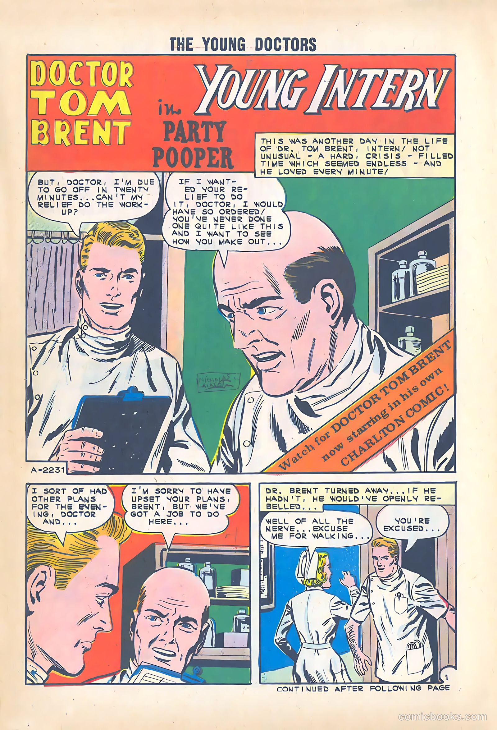 The Young Doctors #1 (1963) — page 14 of 35