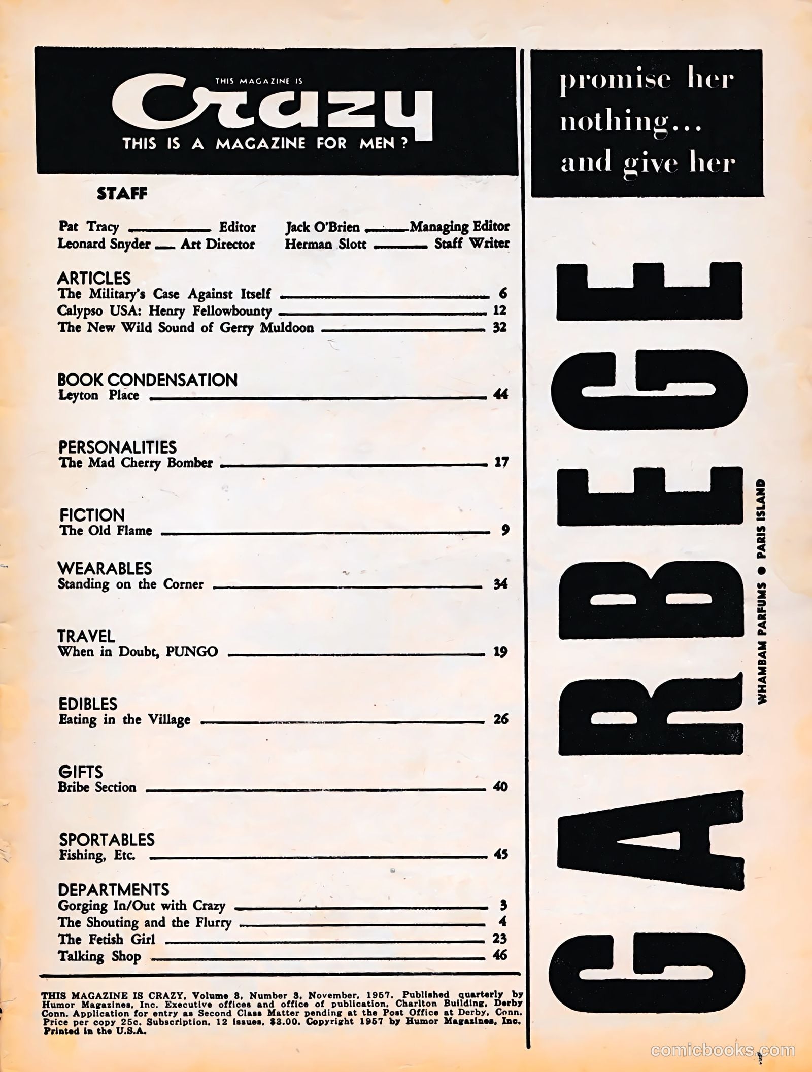 This Magazine Is Crazy #3 (1957) — page 3 of 51