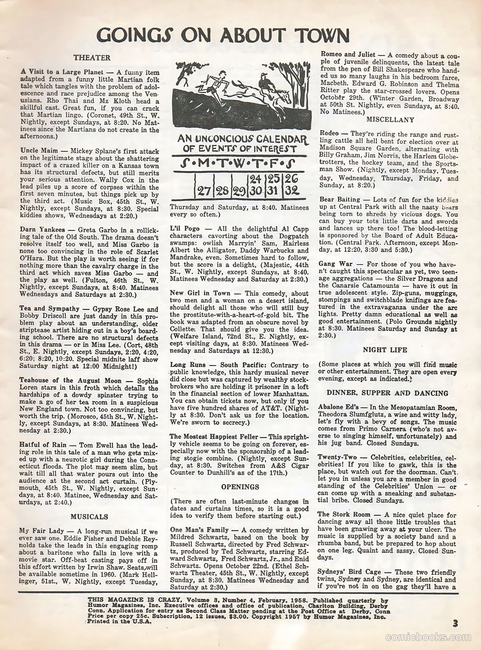 This Magazine Is Crazy #4 (1958) — page 3 of 50