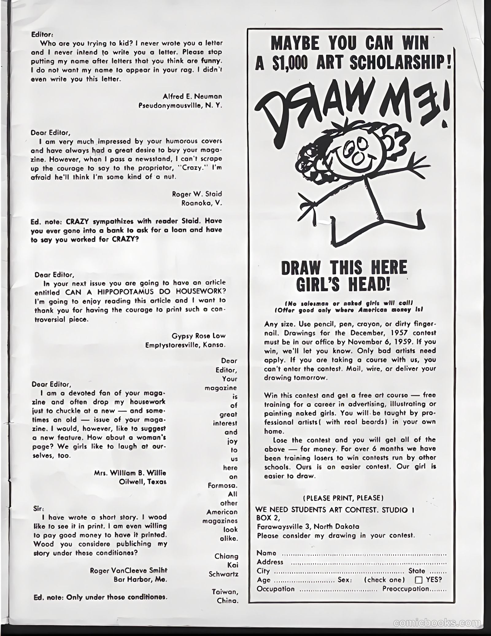 This Magazine Is Crazy #7 (1958) — page 5 of 52