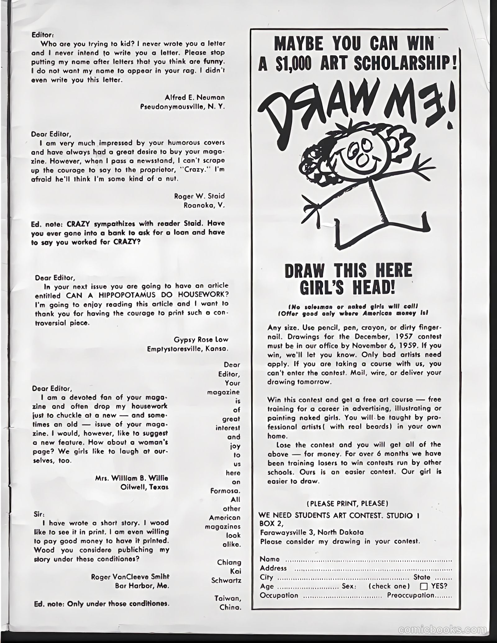 This Magazine Is Crazy #8 (1959) — page 5 of 52