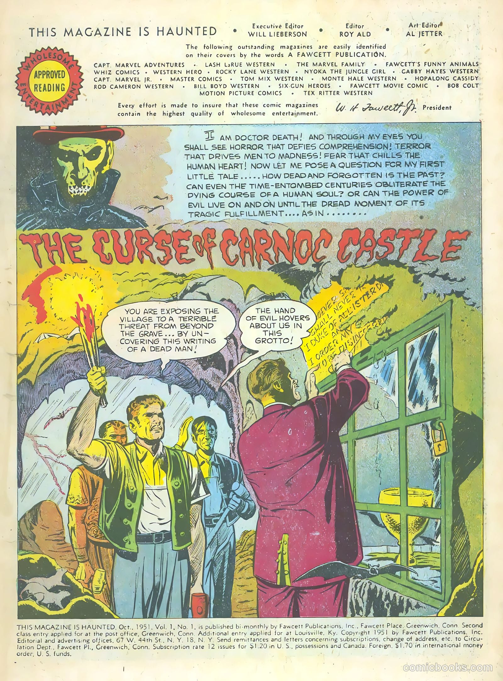 This Magazine Is Haunted #1 (1951) — page 3 of 36