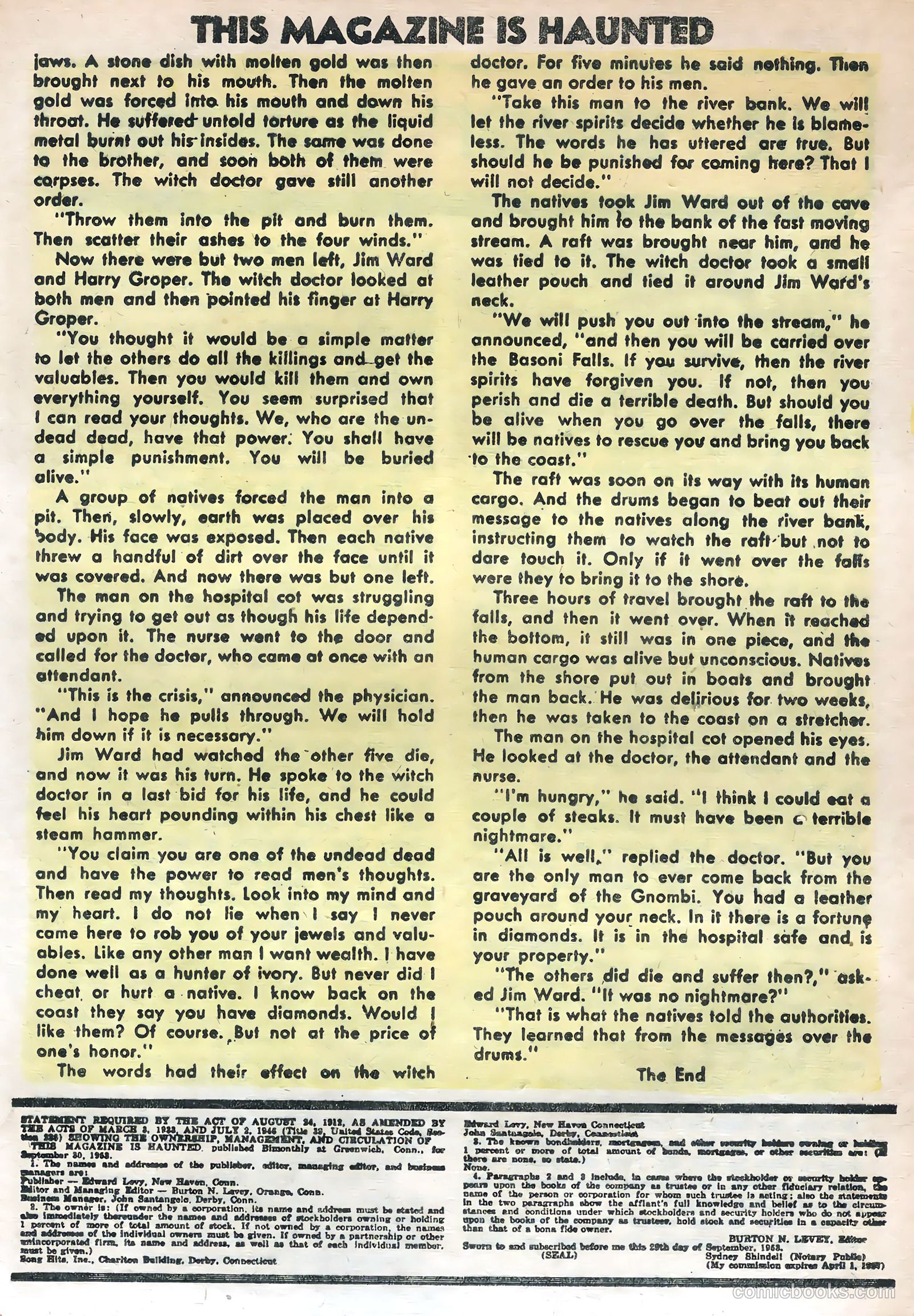 This Magazine Is Haunted #16 (1954) — page 20 of 36