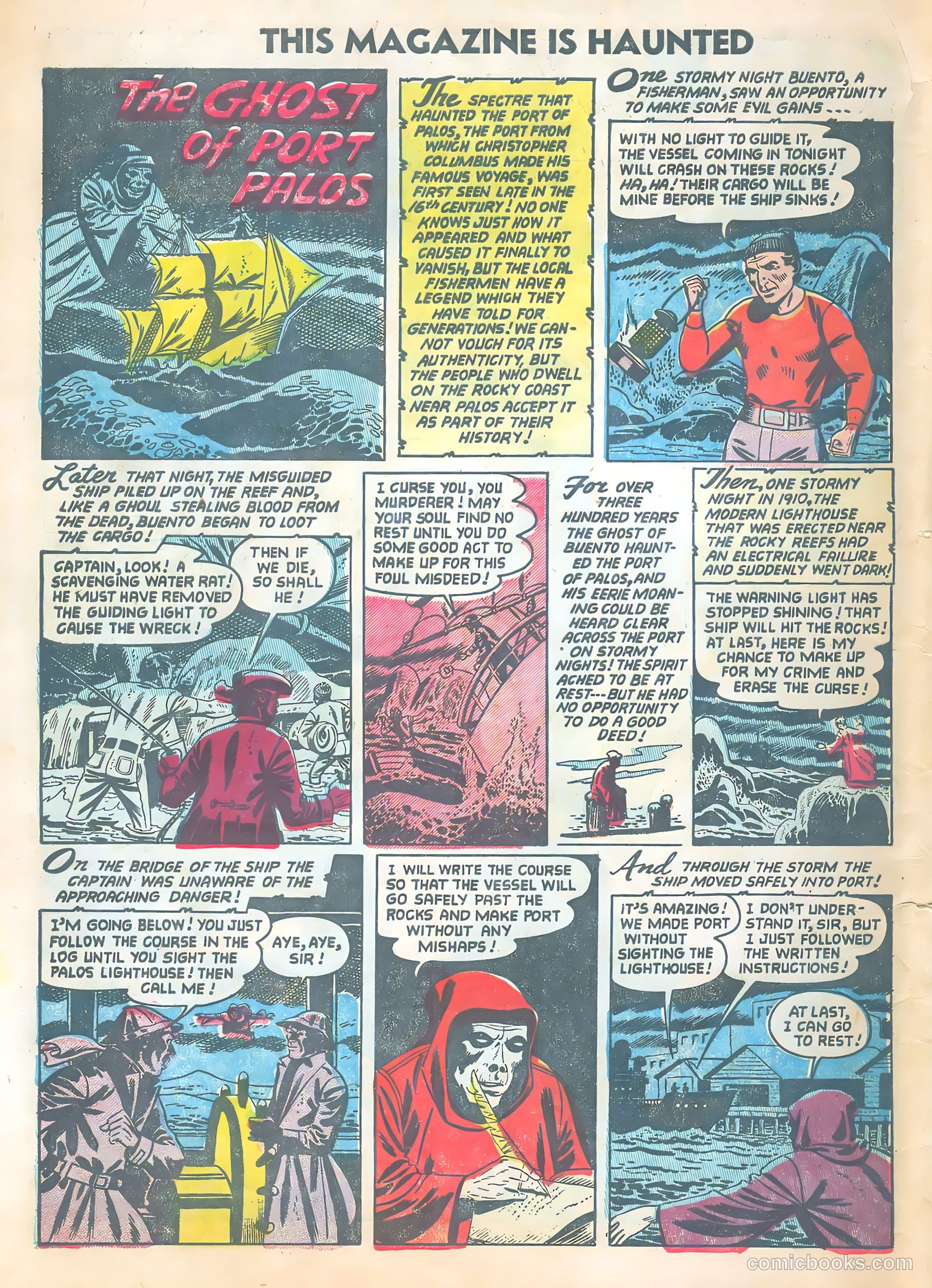 This Magazine Is Haunted #19 (1954) — page 32 of 36