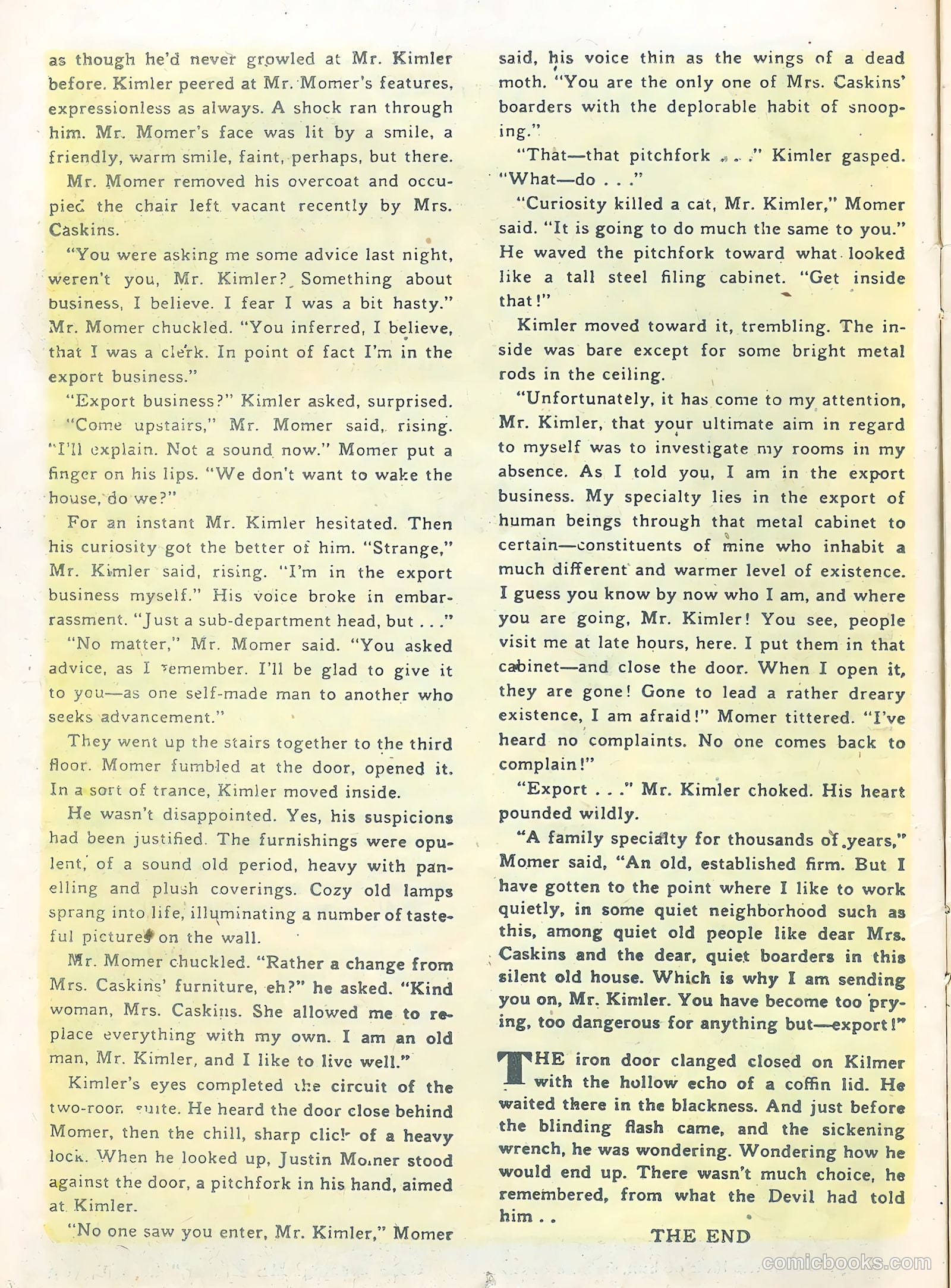 This Magazine Is Haunted #21 (1954) — page 14 of 36