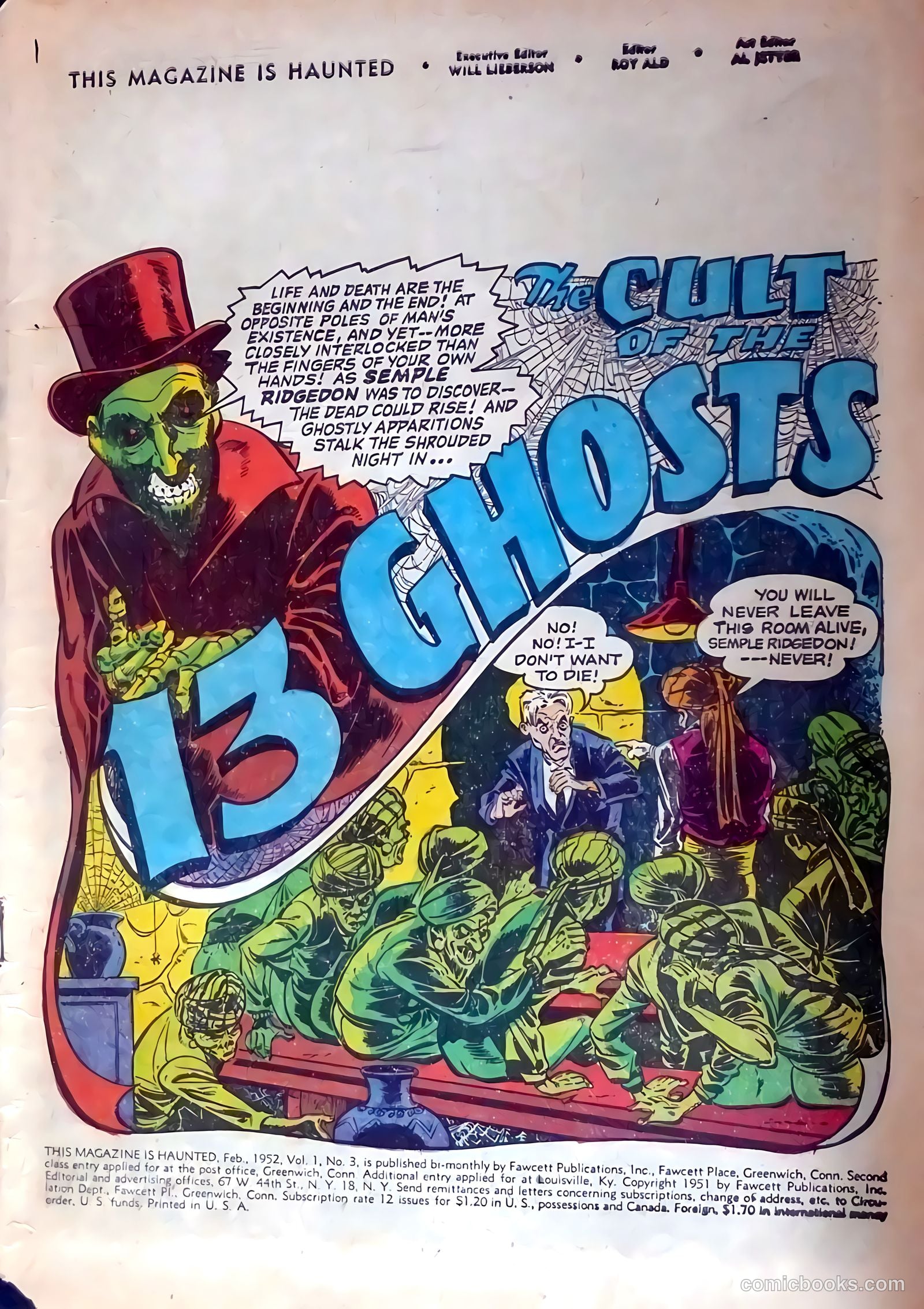 This Magazine Is Haunted #3 (1952) — page 3 of 36