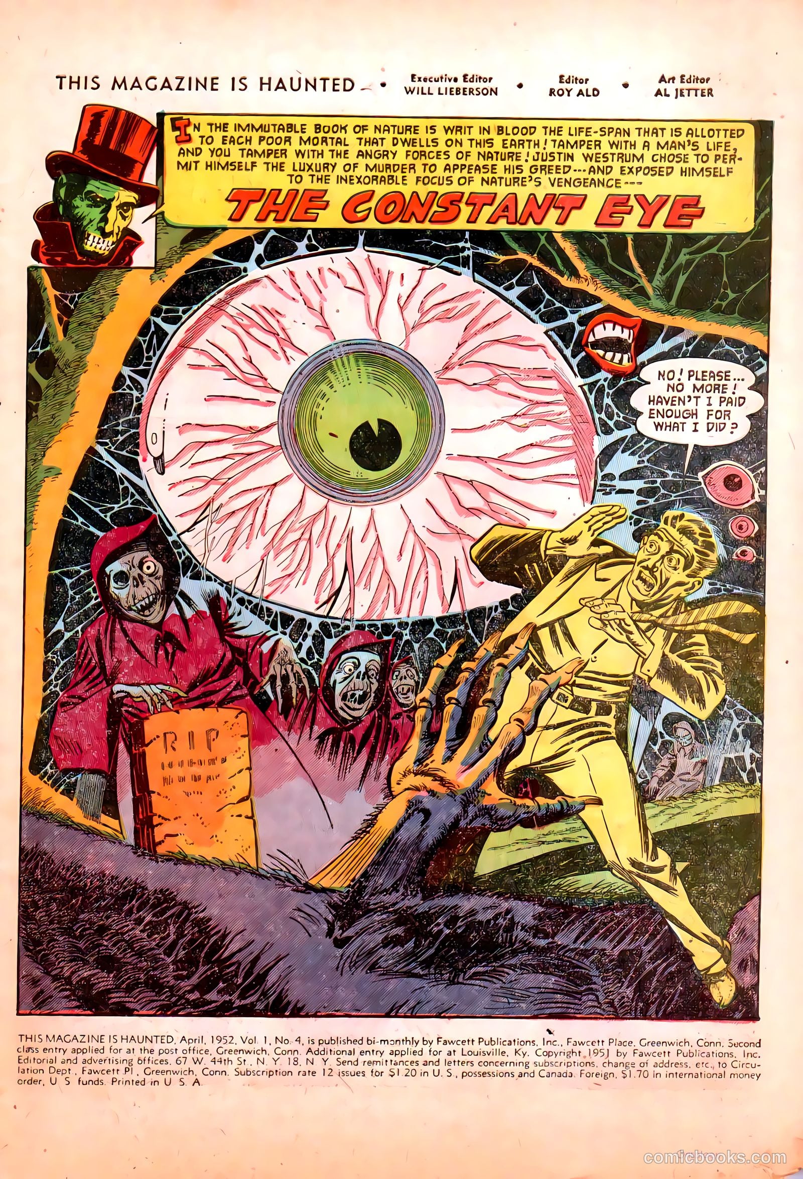 This Magazine Is Haunted #4 (1952) — page 3 of 36