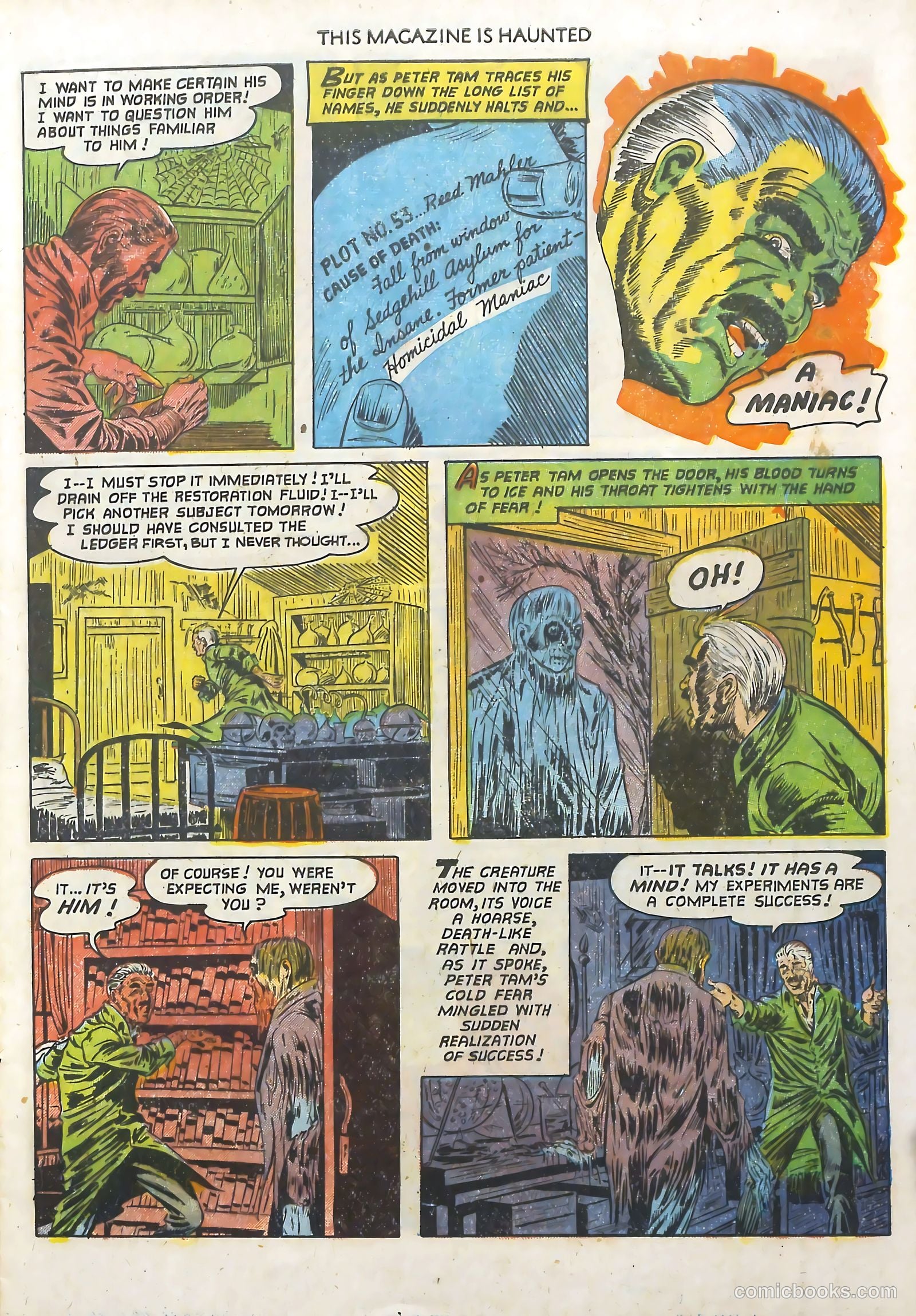 This Magazine Is Haunted #6 (1952) — page 9 of 36