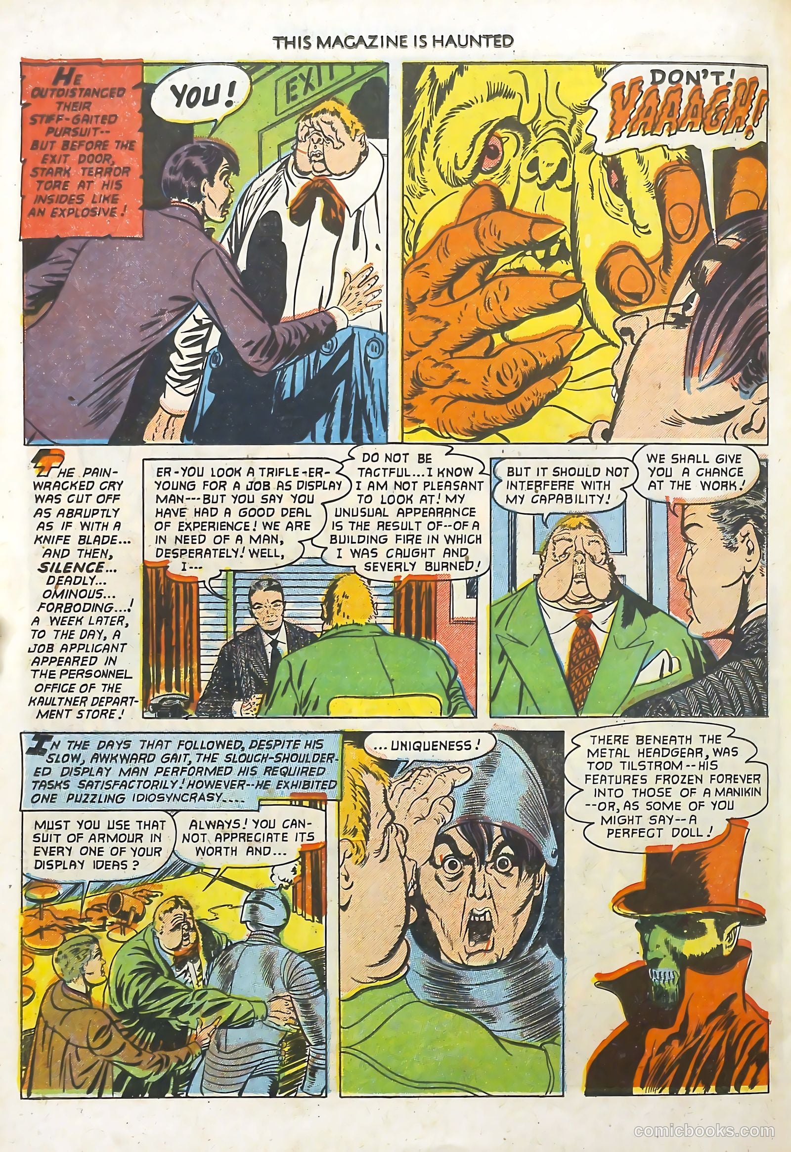 This Magazine Is Haunted #6 (1952) — page 22 of 36