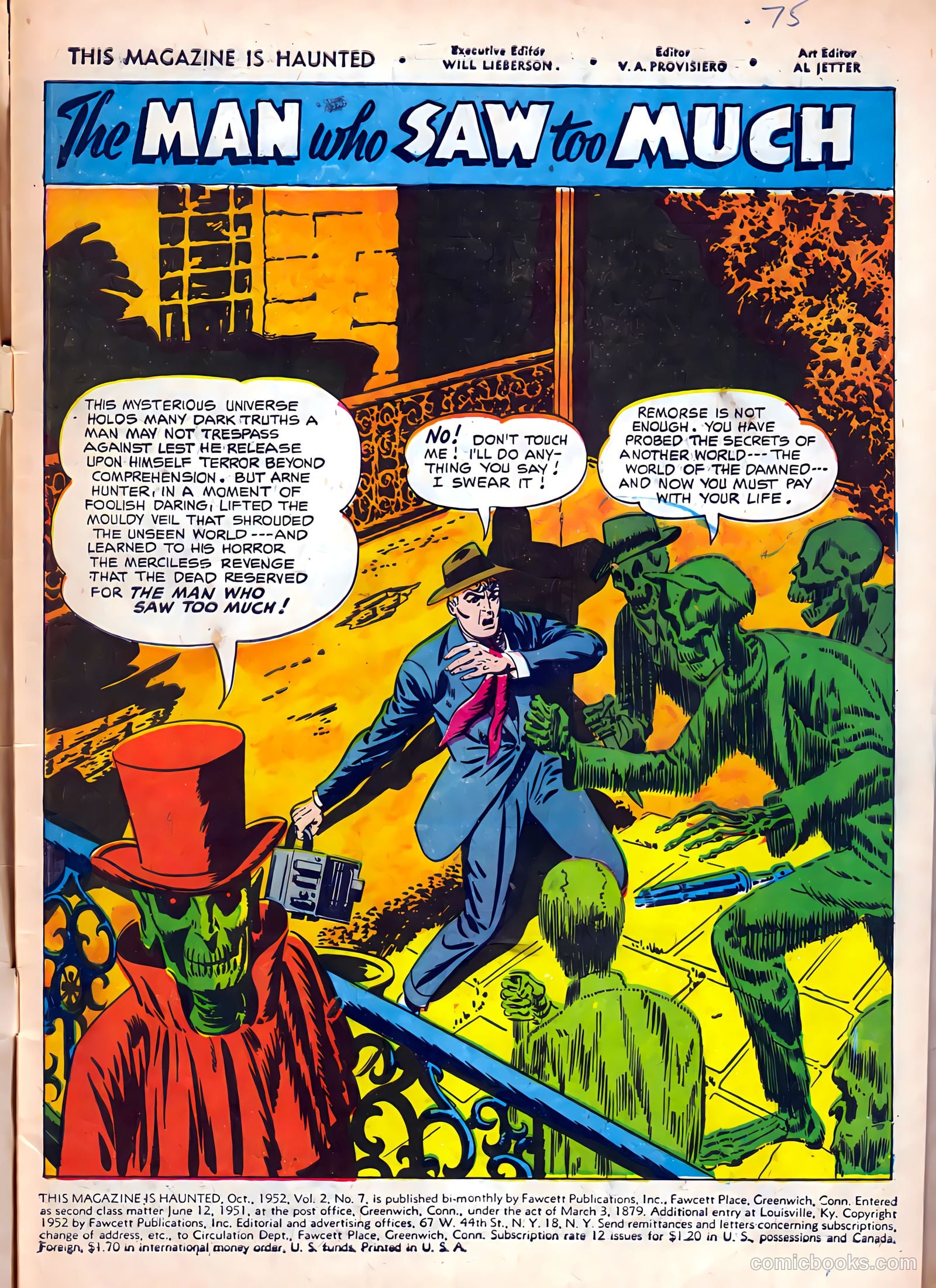 This Magazine Is Haunted #7 (1952) — page 3 of 36
