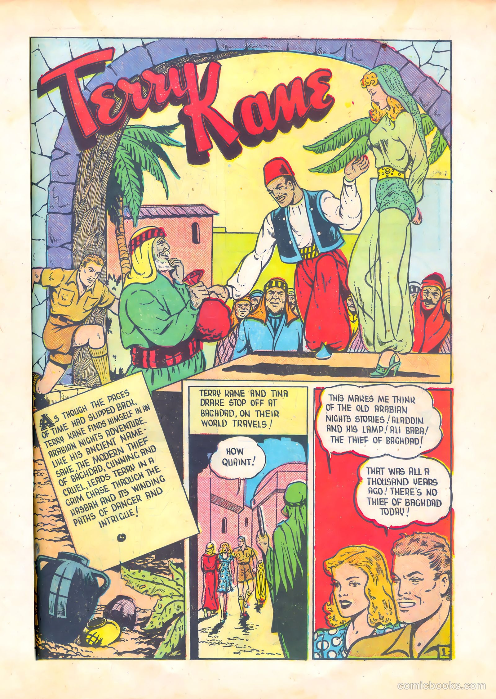 Three Aces Comics #52 (1946) — page 35 of 52