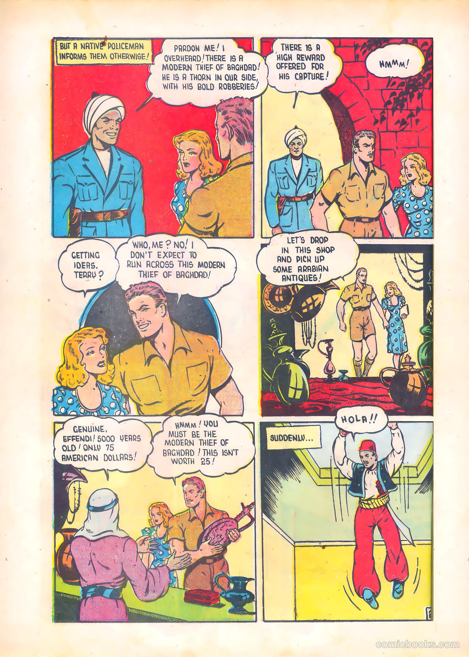 Three Aces Comics #52 (1946) — page 36 of 52